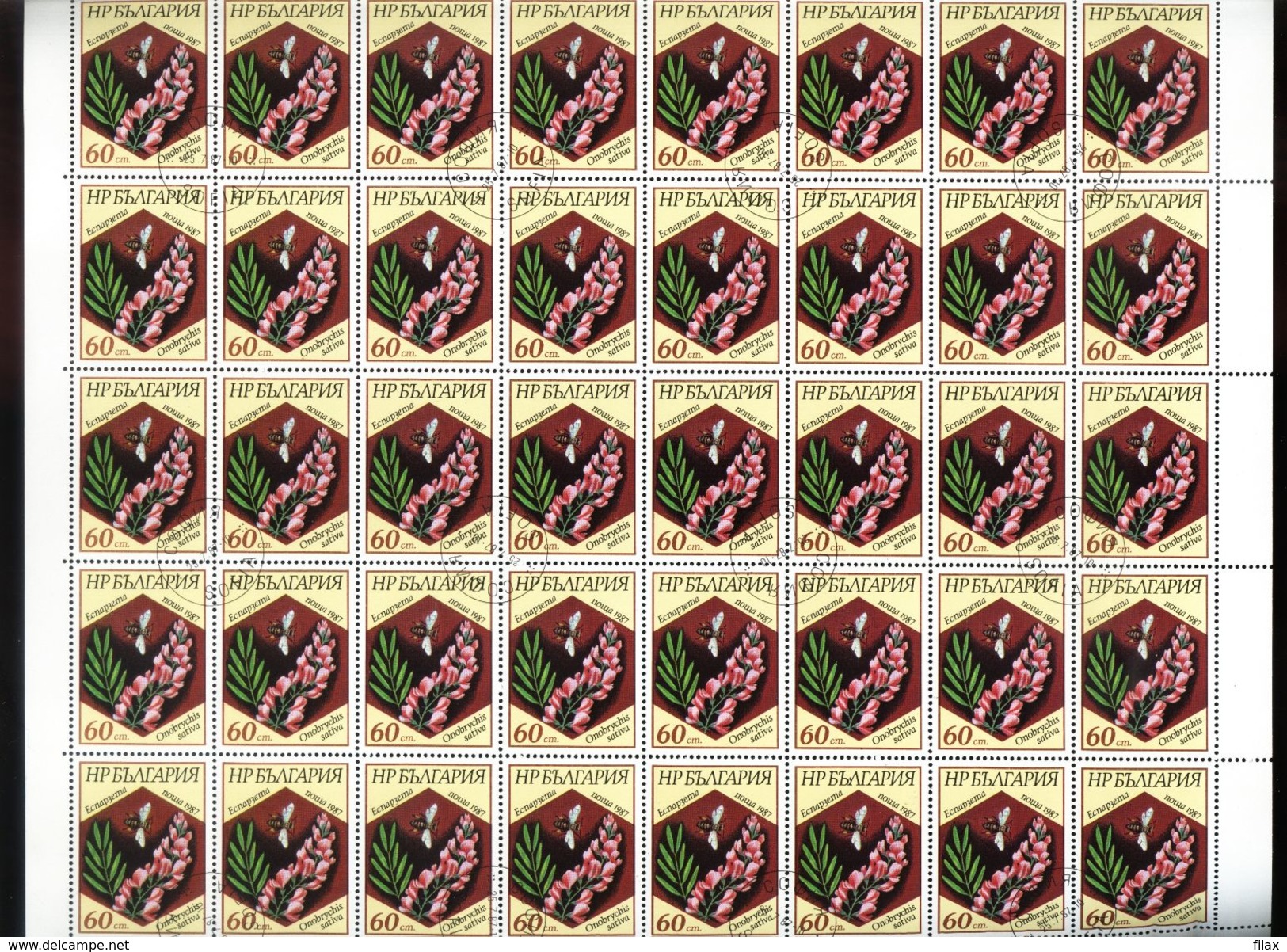 LOT BGCTO02 - CHEAP CTO STAMPS IN SHEETS (for packets or resale)
