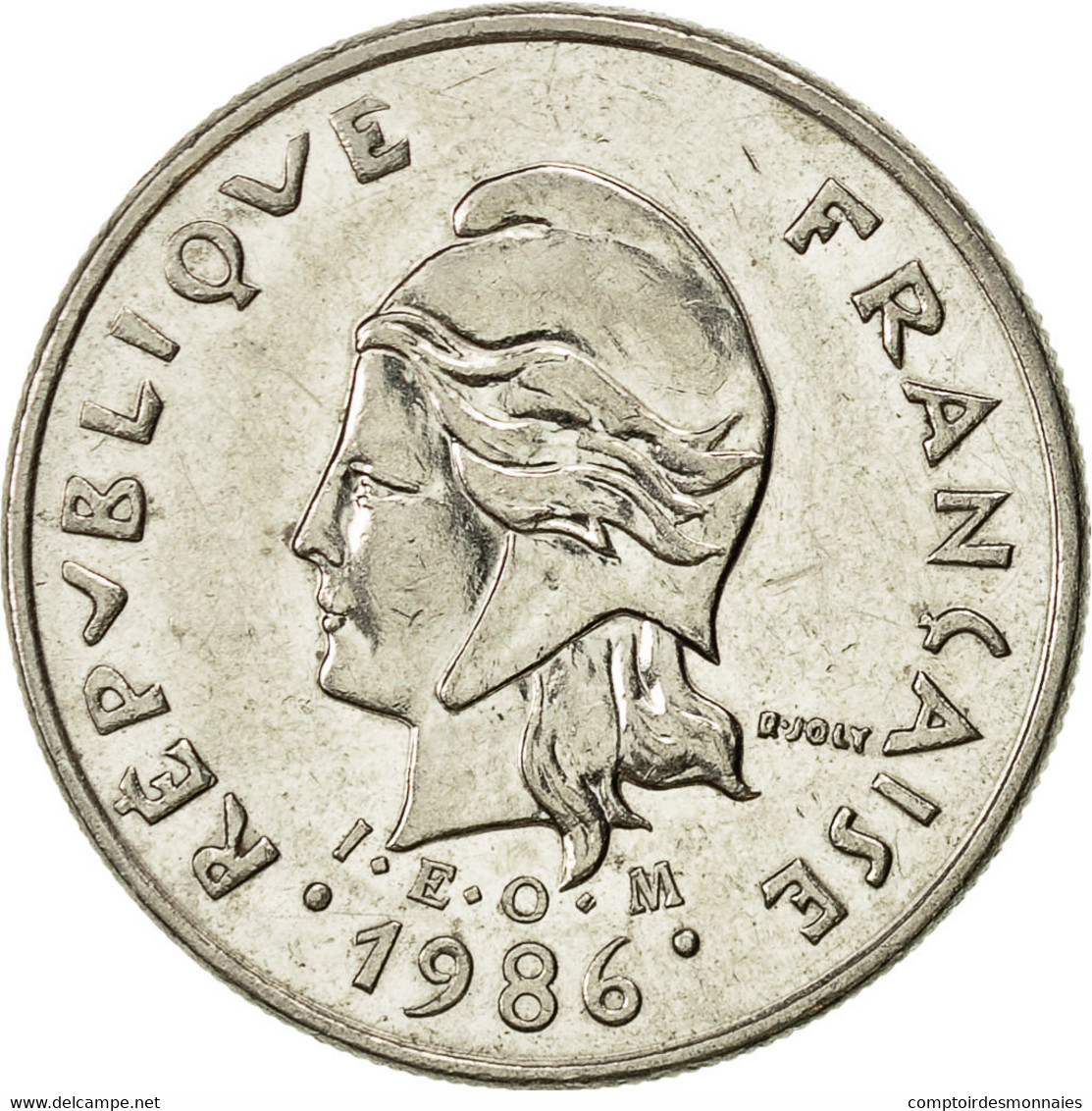 Monnaie, French Polynesia, 10 Francs, 1986, Paris, TTB+, Nickel, KM:8 - Polynésie Française