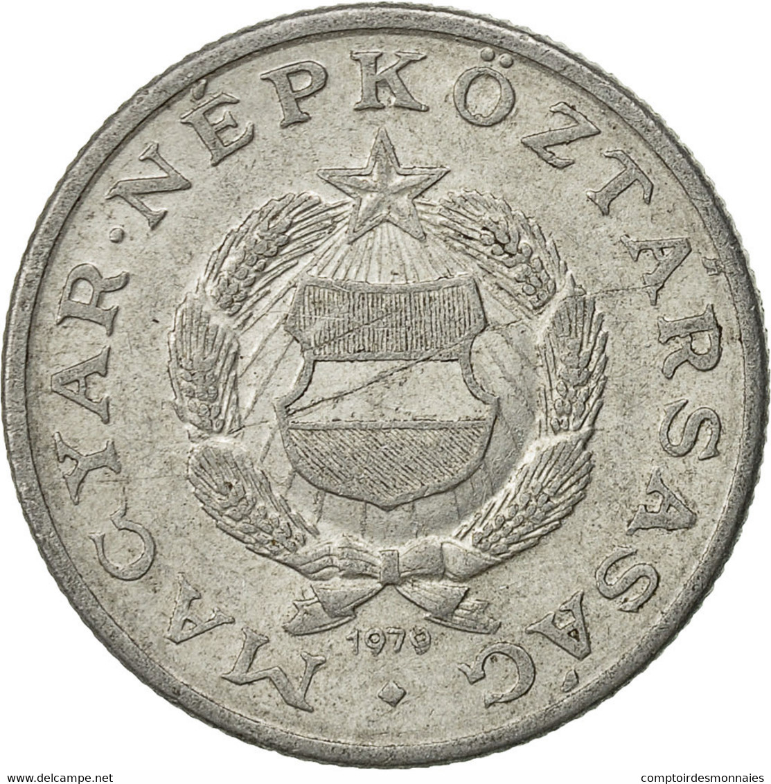 Monnaie, Hongrie, Forint, 1979, Budapest, TTB, Aluminium, KM:575 - Hungría