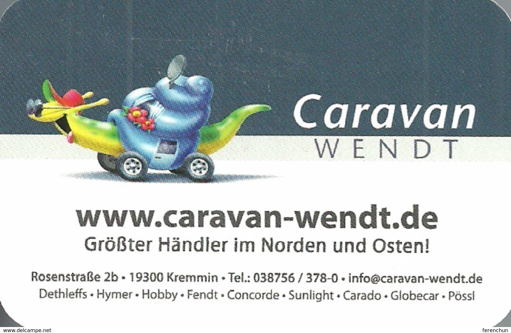 SNAIL * ANIMAL * MOTORHOME * CARAVAN * KREMMIN * CALENDAR * Caravan Wendt 2013 * Germany - Formato Piccolo : 2001-...