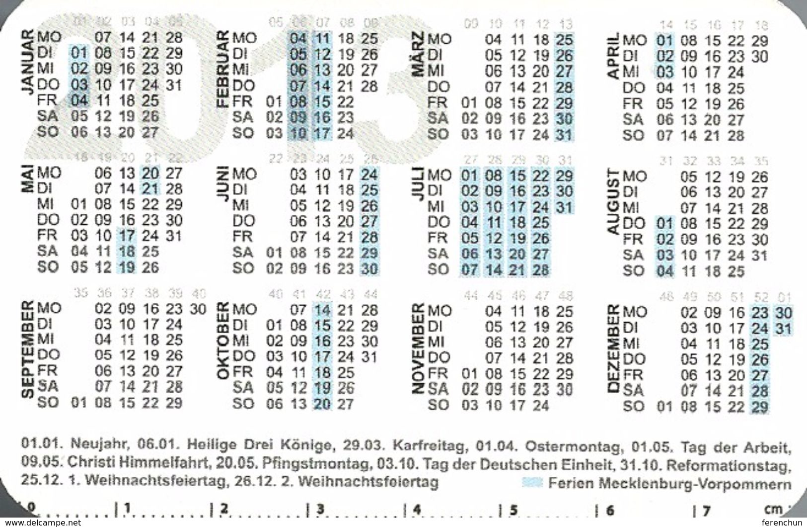 SNAIL * ANIMAL * MOTORHOME * CARAVAN * KREMMIN * CALENDAR * Caravan Wendt 2013 * Germany - Formato Piccolo : 2001-...