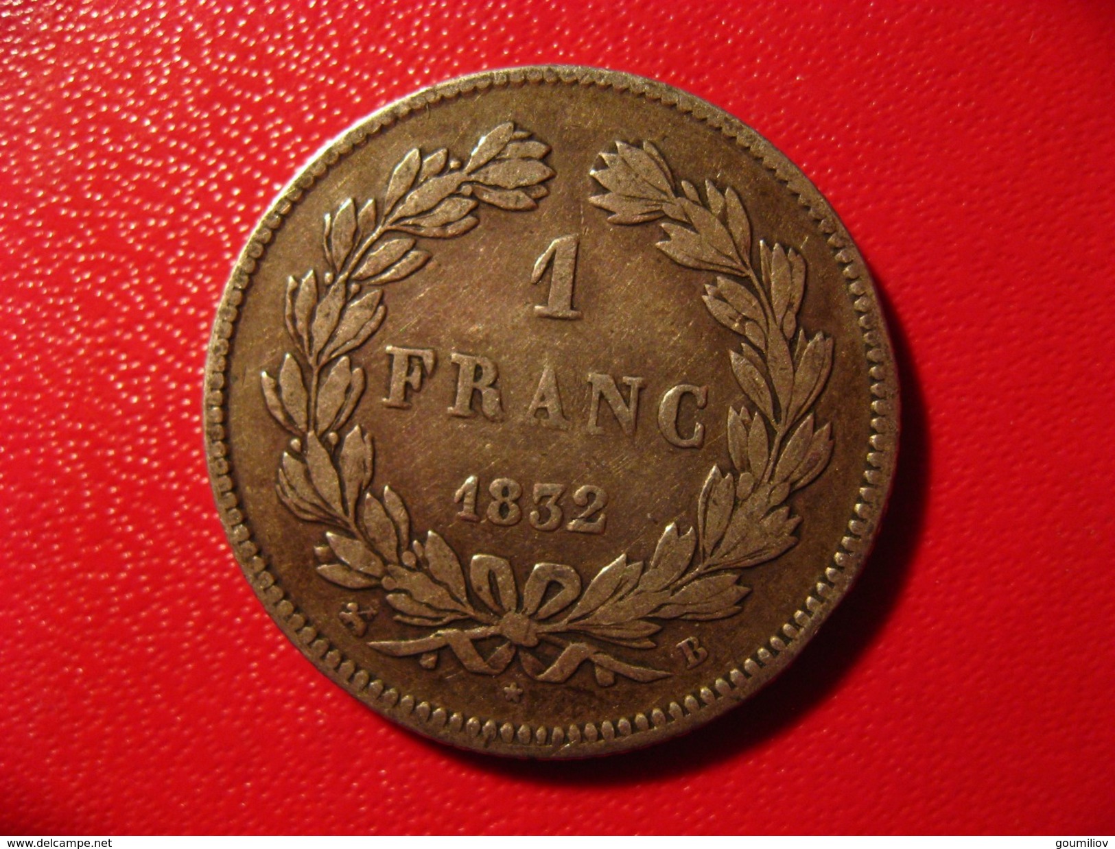 France - 1 Franc 1832 B Rouen Louis Philippe 4998 - 1 Franc