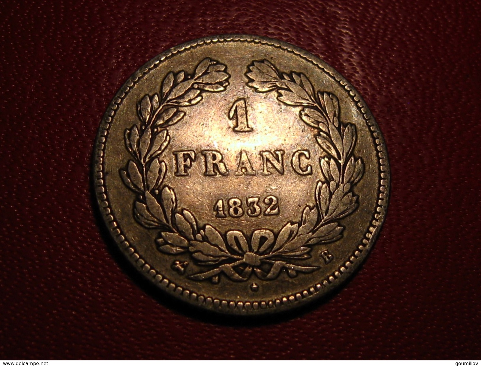 France - 1 Franc 1832 B Rouen Louis Philippe 4998 - 1 Franc