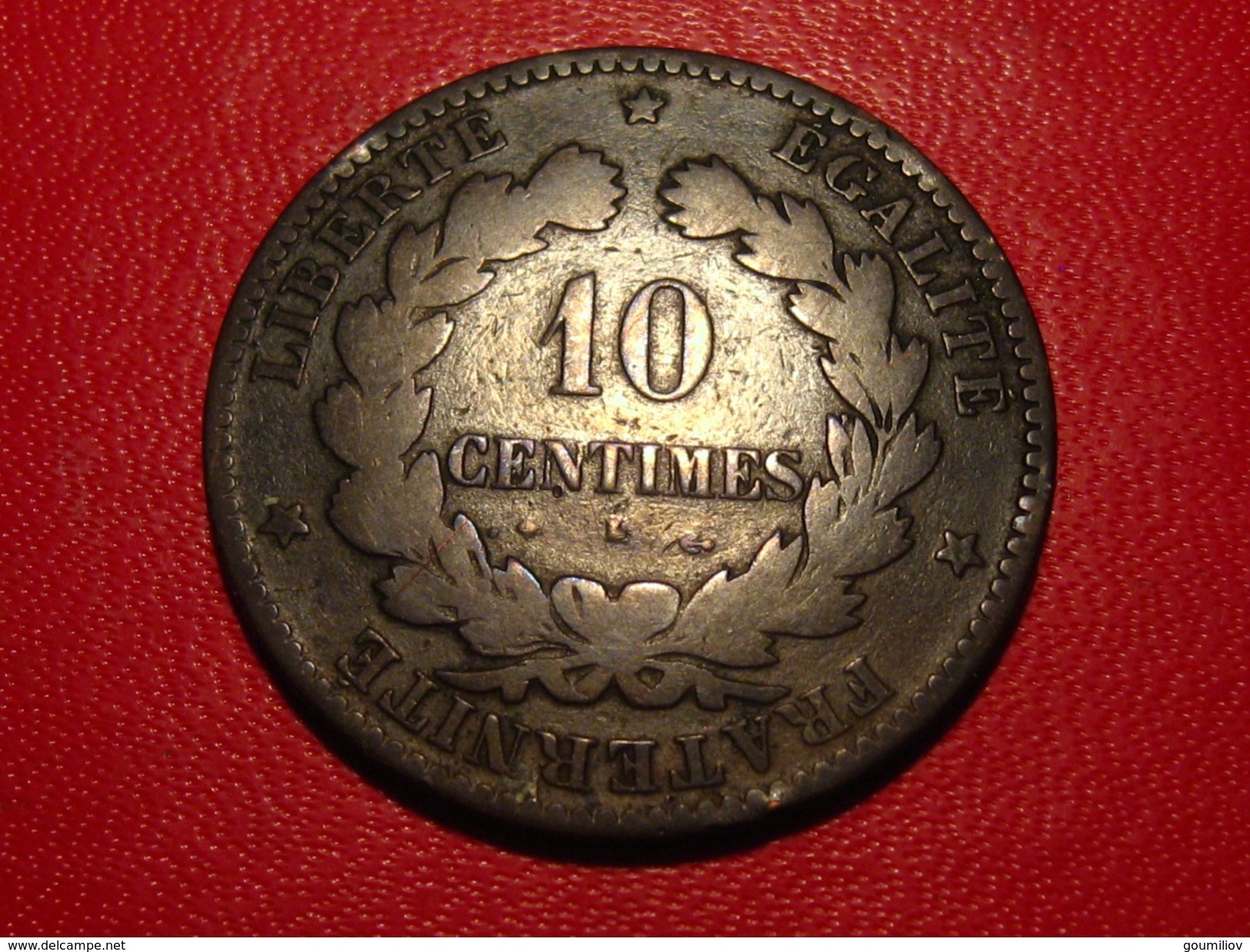 France - 10 Centimes 1871 K Bordeaux Cérès 5049 - 10 Centimes