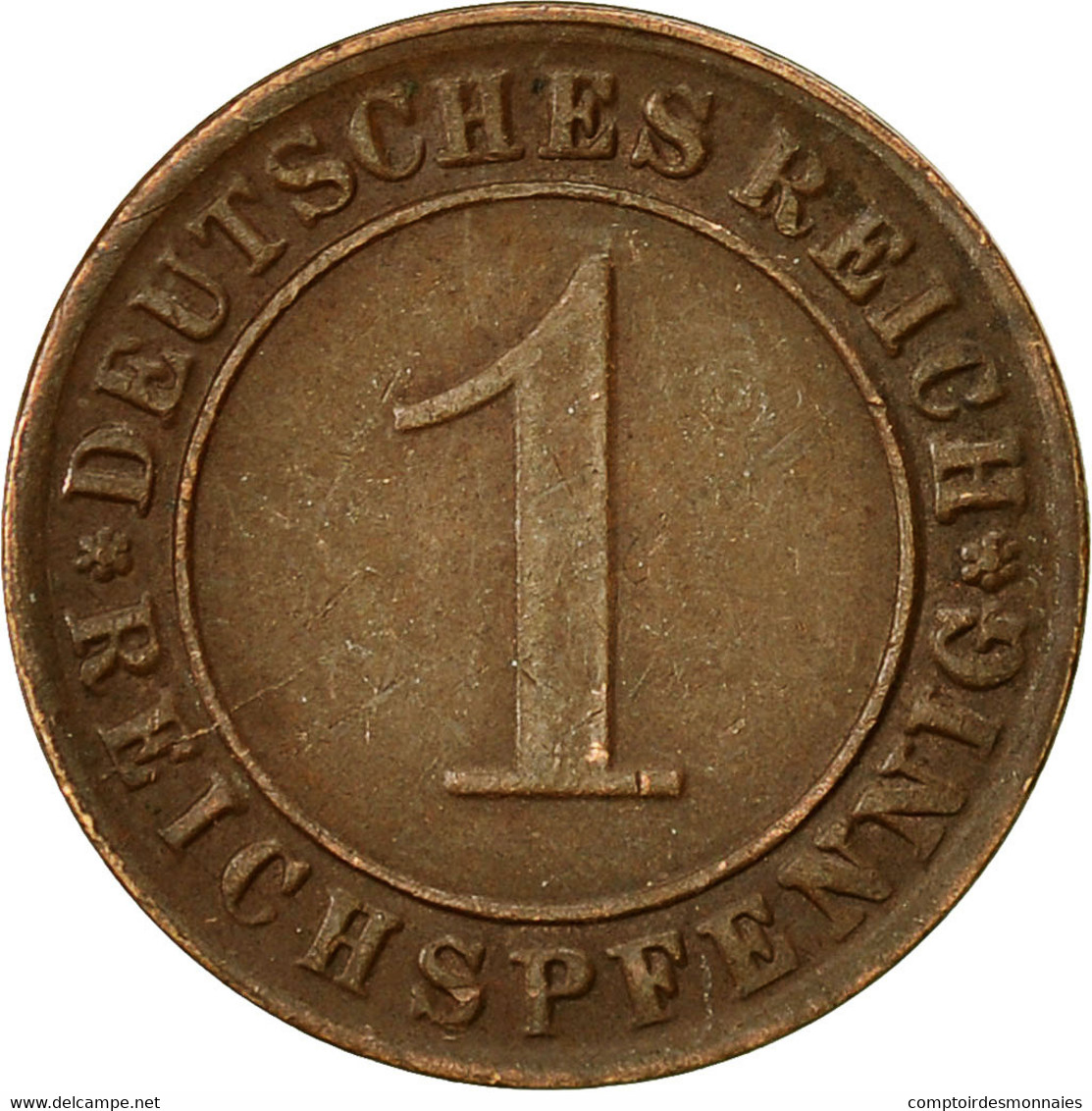 Monnaie, Allemagne, République De Weimar, Reichspfennig, 1928, Karlsruhe, TB+ - 1 Rentenpfennig & 1 Reichspfennig