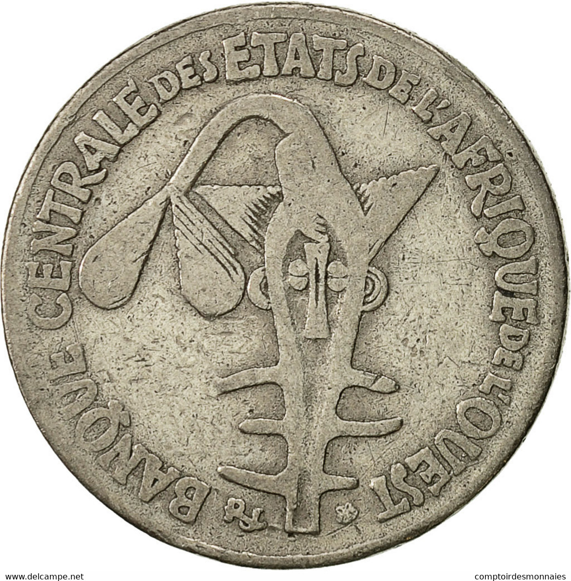 Monnaie, West African States, 50 Francs, 1975, Paris, TB+, Copper-nickel, KM:6 - Côte-d'Ivoire