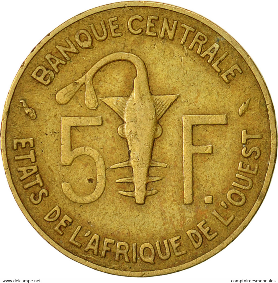 Monnaie, West African States, 5 Francs, 1978, Paris, TTB - Elfenbeinküste