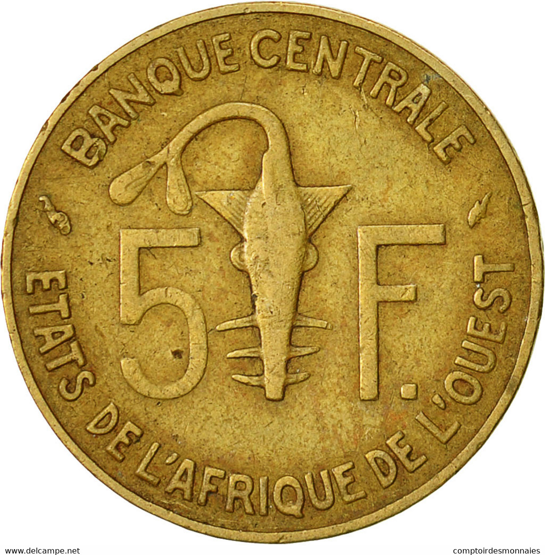 Monnaie, West African States, 5 Francs, 1978, Paris, TTB - Costa D'Avorio