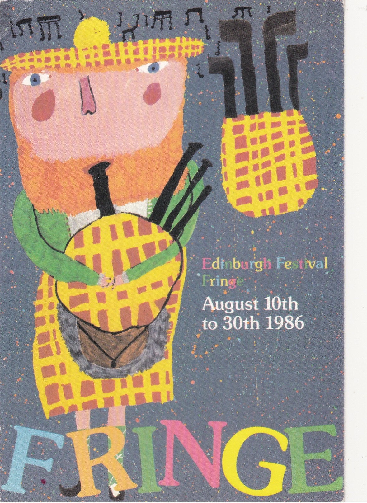 Big Post Card Of Edinburgh Festival Fringe,Edinburgh,Scotland.L41. - Other & Unclassified