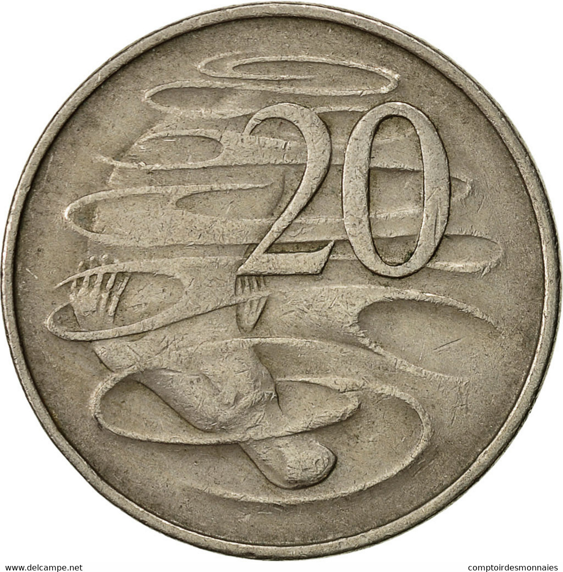 Monnaie, Australie, Elizabeth II, 20 Cents, 1967, TTB, Copper-nickel, KM:66 - 20 Cents