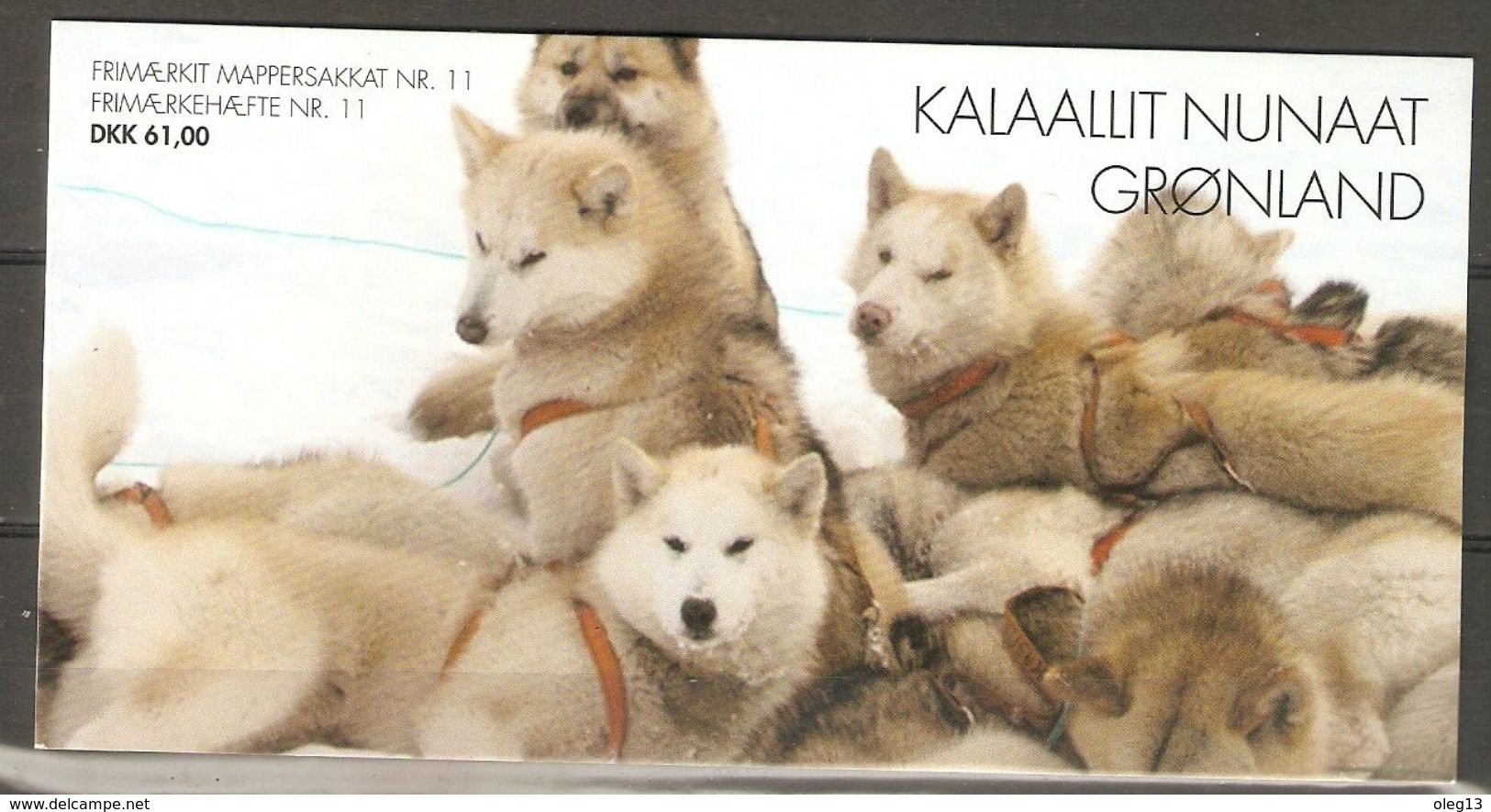 2003. Greenland. Sled Dogs. Booklet ** - Unused Stamps