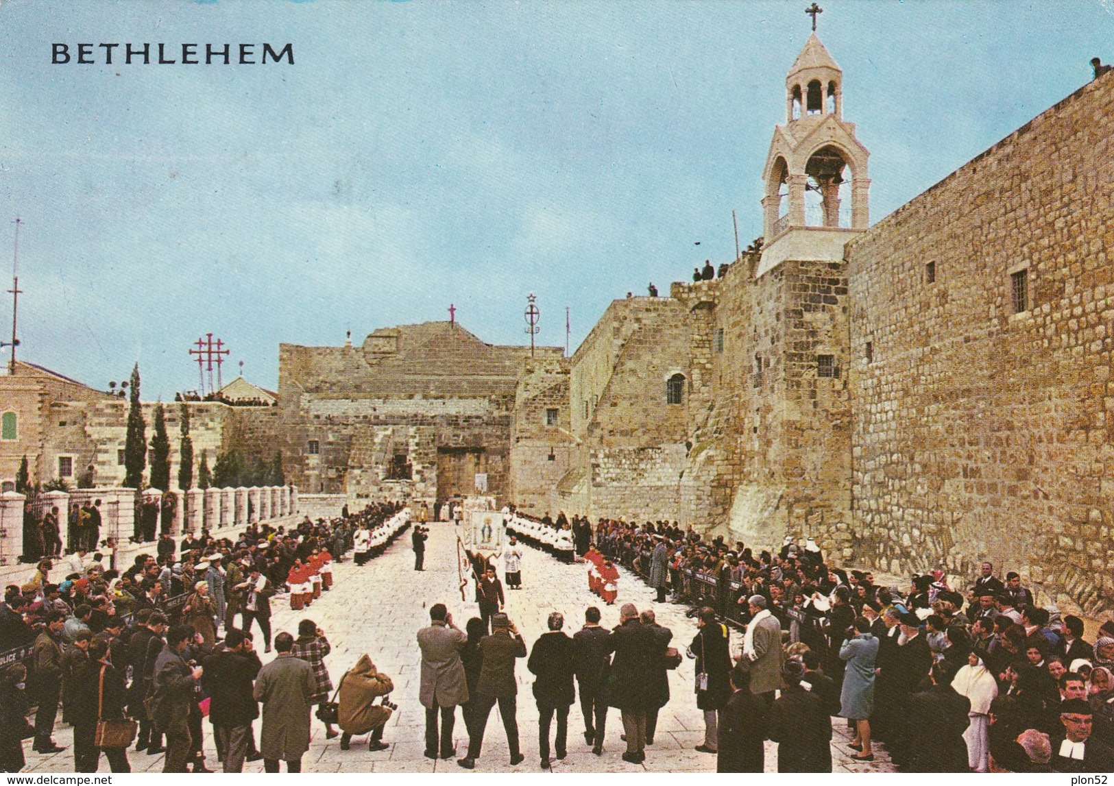 11289-BETHLEHEM-CHURCH OF NATIVITY AT CHRISTMAS PROCESSION-FG - Palestina