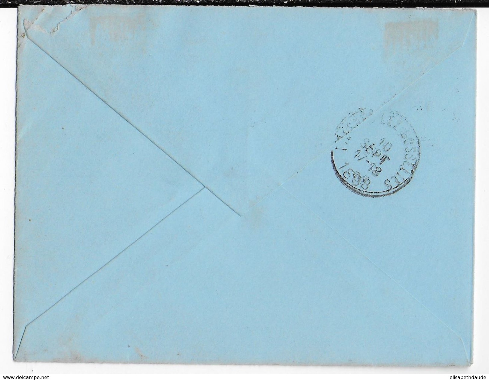 1898 - TUNISIE - ENVELOPPE ENTIER POSTAL De TUNIS => FRASNES LEZ GOSSELIES (BELGIQUE) - Cartas & Documentos