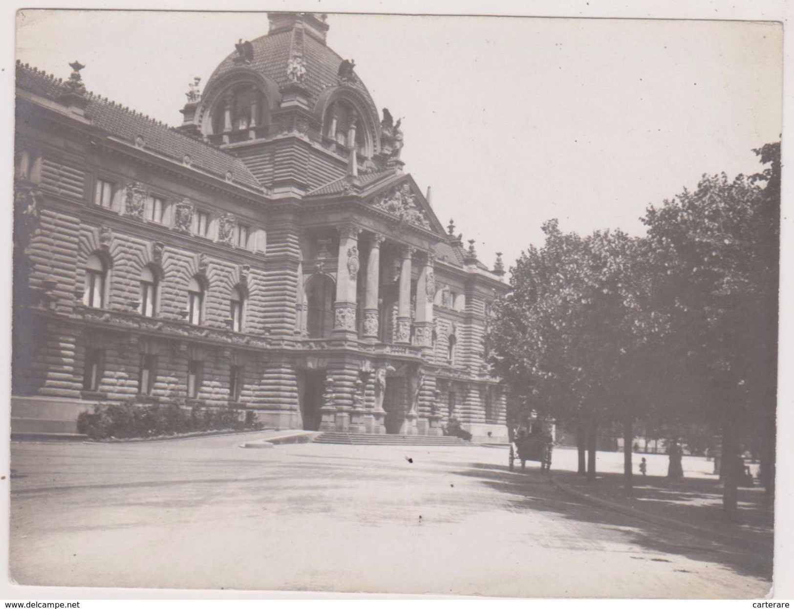 PHOTO ANCIENNE,67,BAS RHIN,STRASBOURG,28 JUIN 1906,PALAIS DE L 'EMPEREUR - Places