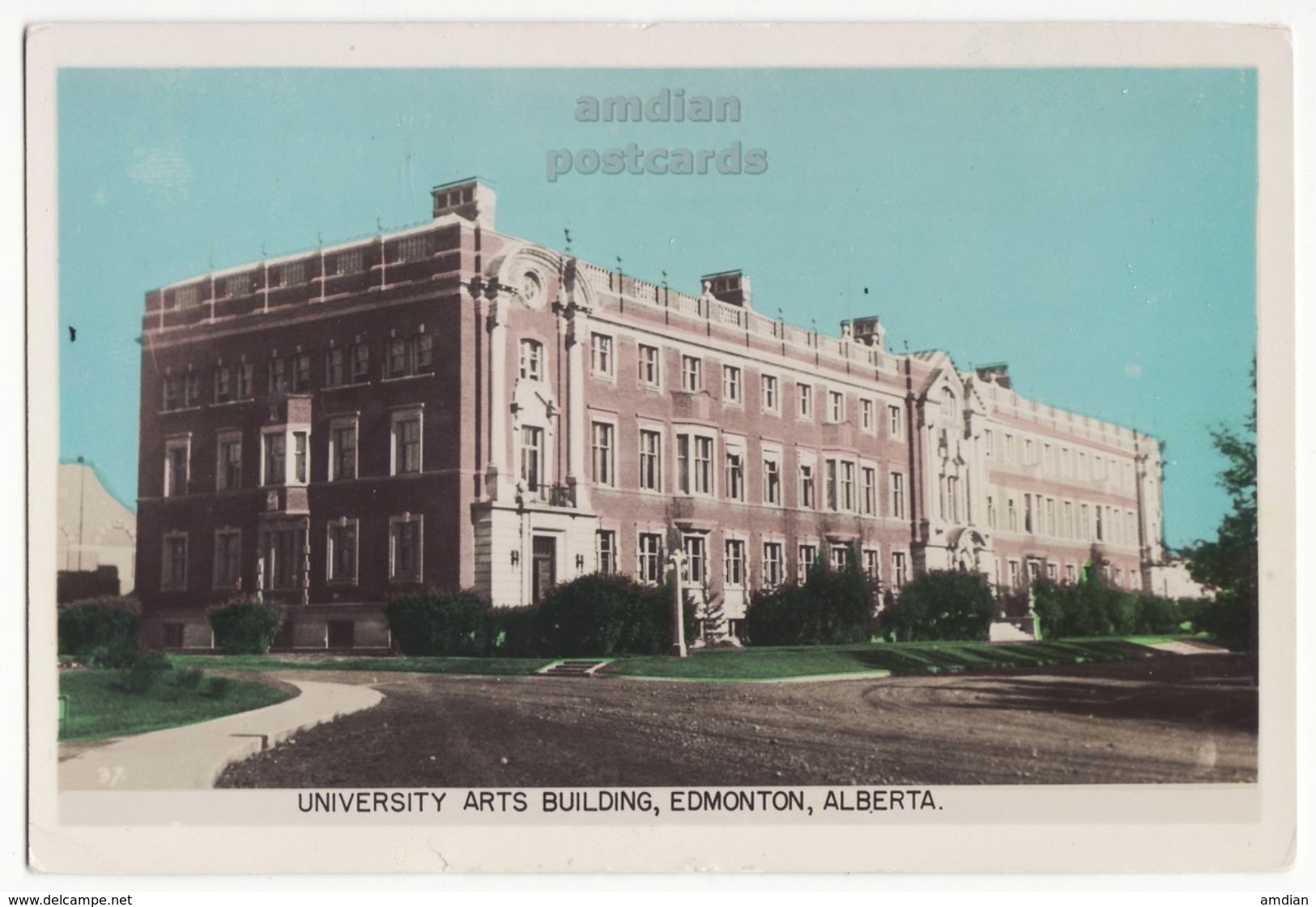 EDMONTON Alberta Canada, University Arts Building, C1940s Gowen Sutton Real Photo RPPC Vintage Postcard 8936 - Edmonton