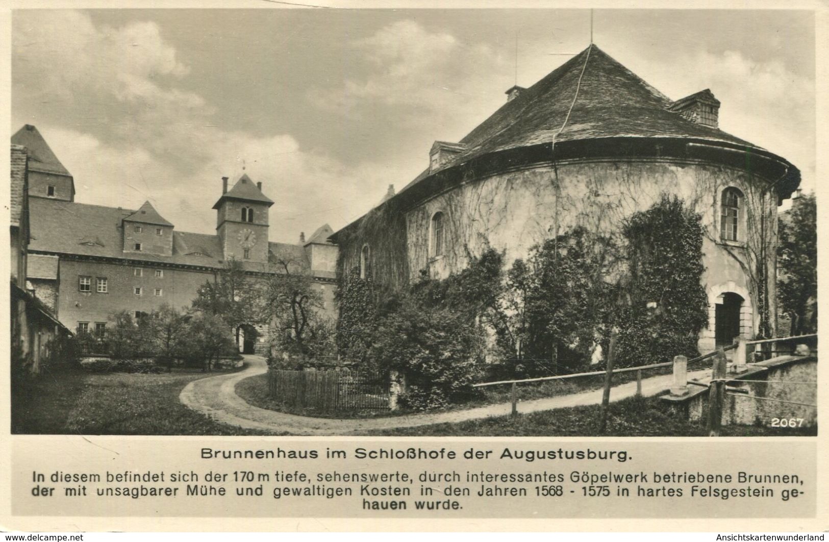 Brunnenhaus Im Schlosshofe Der Augustusburg (002572) - Augustusburg