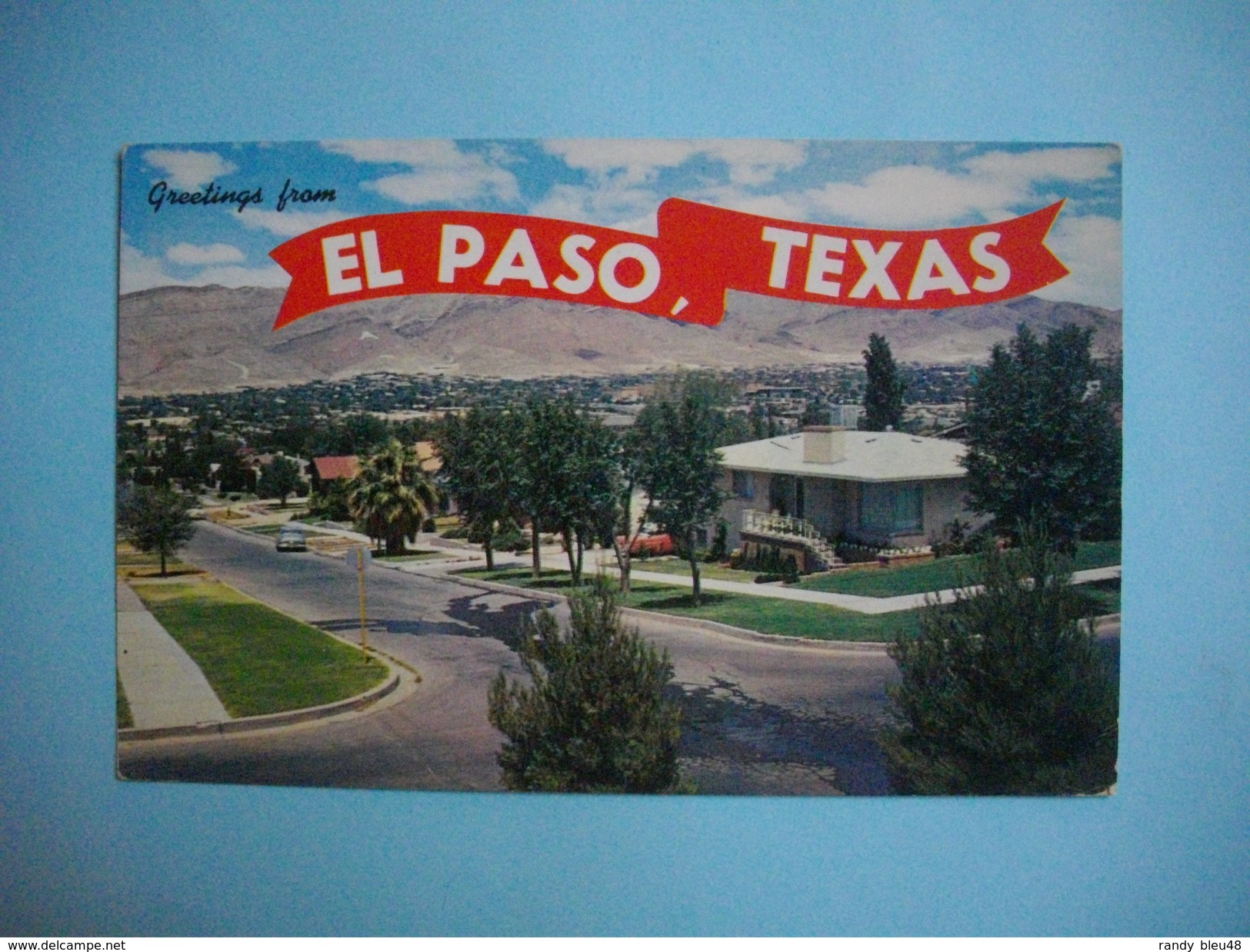 EL PASO  -  Mount Franklin   -  Etats Unis - El Paso