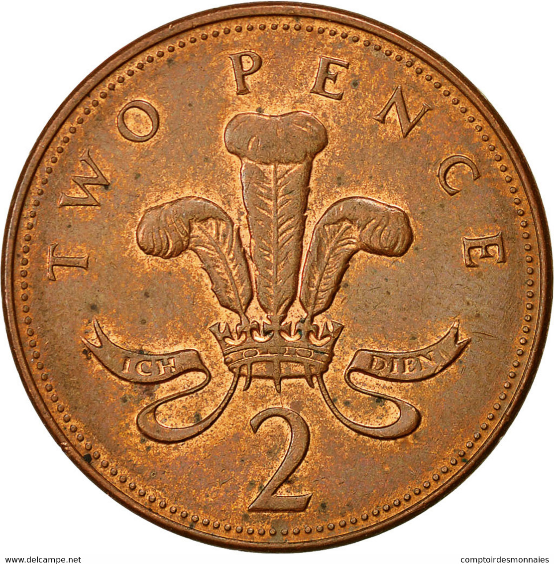 Monnaie, Grande-Bretagne, Elizabeth II, 2 Pence, 1997, TTB, Copper Plated Steel - 2 Pence & 2 New Pence