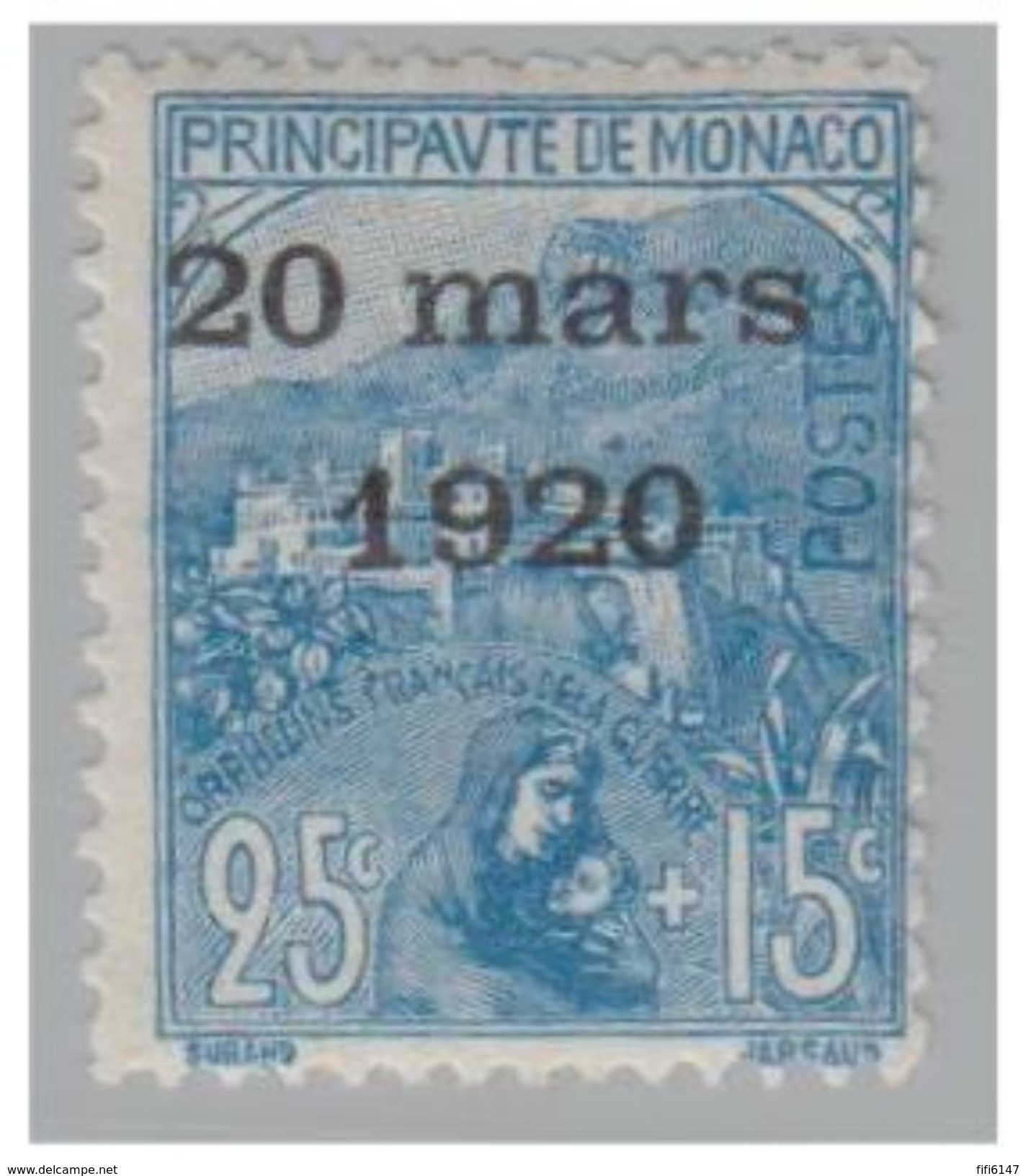 MONACO -- Y & T N°40 -- CHARNIERE -- COTE 15€ - Neufs