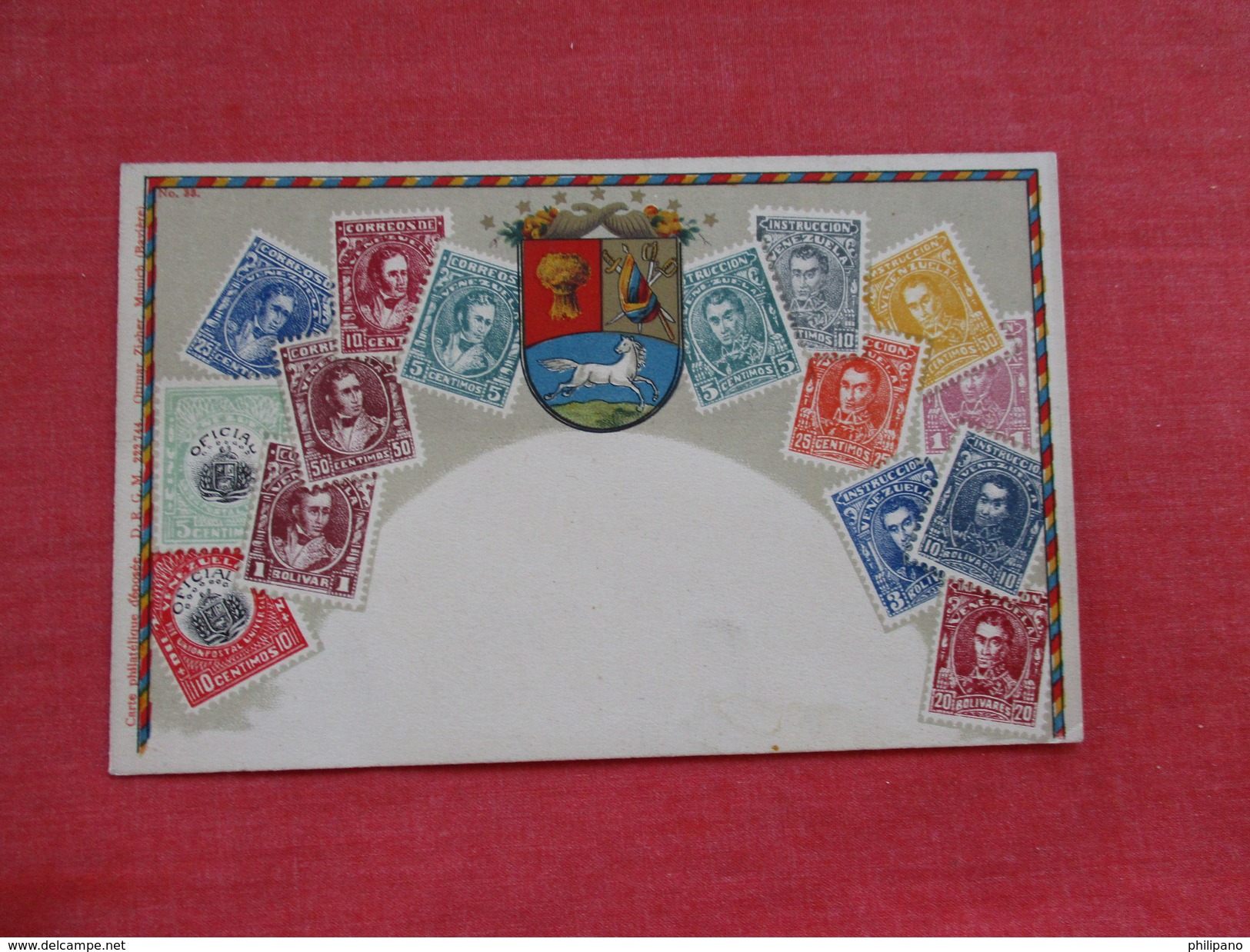 Venezuela      Stamps -- Paper Residue Back     Ref 2765 - Timbres (représentations)