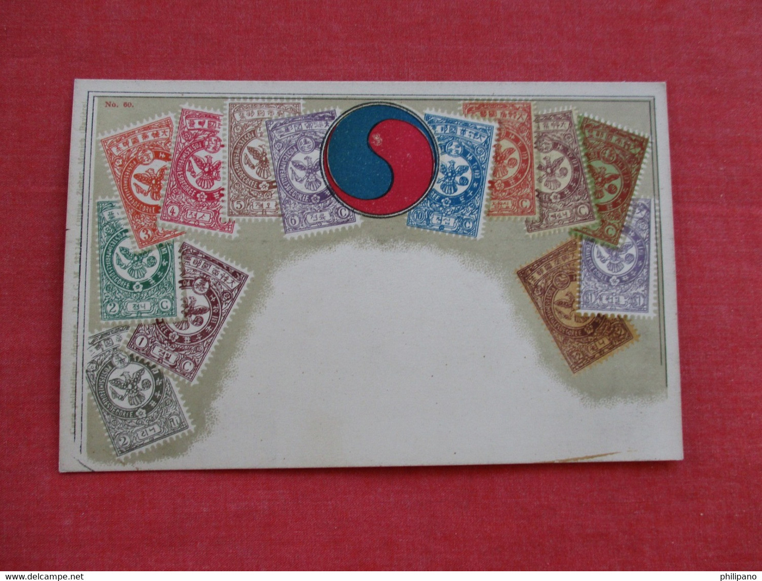 Korea Stamps -- Paper Residue Back     Ref 2765 - Timbres (représentations)