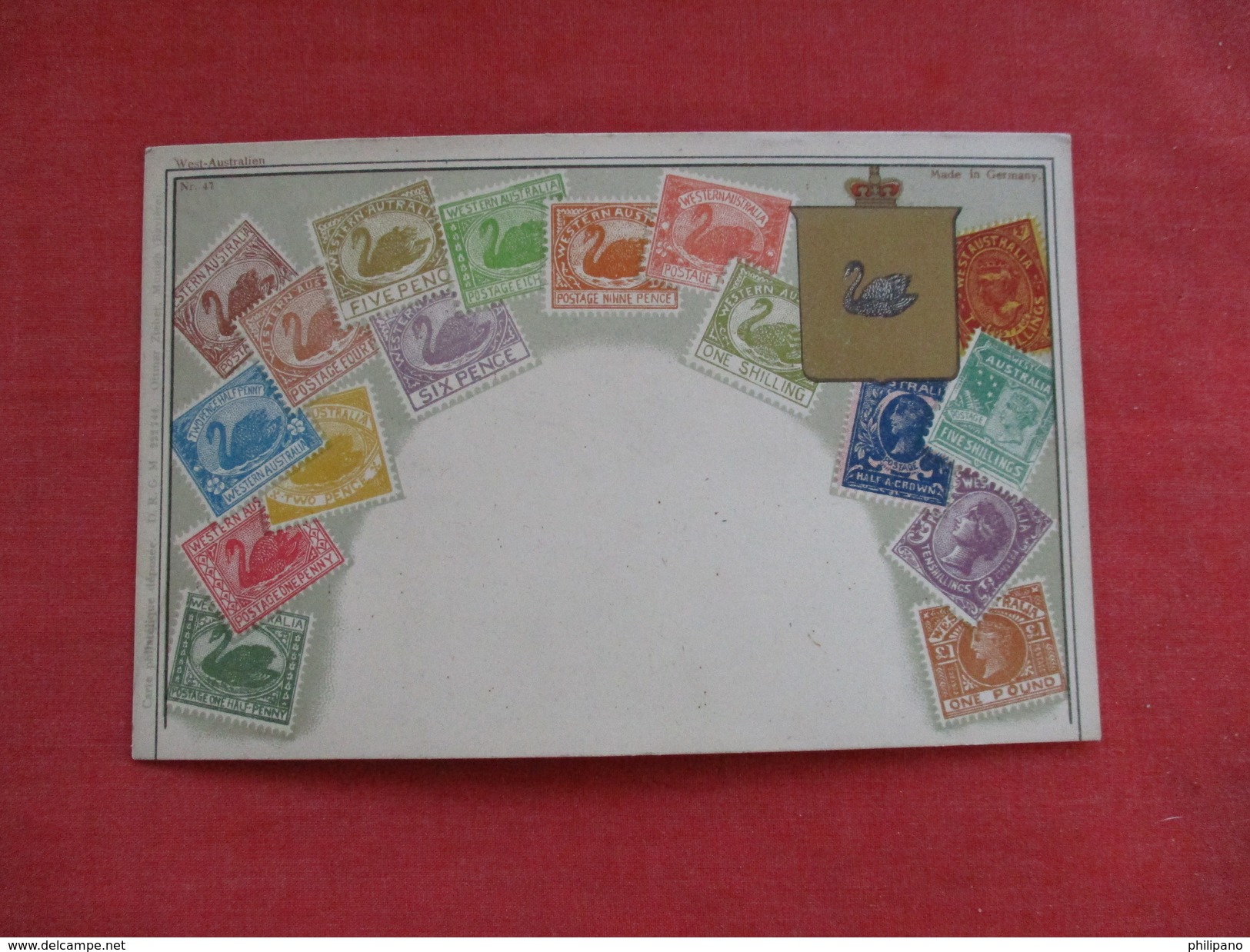 West Australia   Stamps -- Paper Residue Back     Ref 2765 - Timbres (représentations)