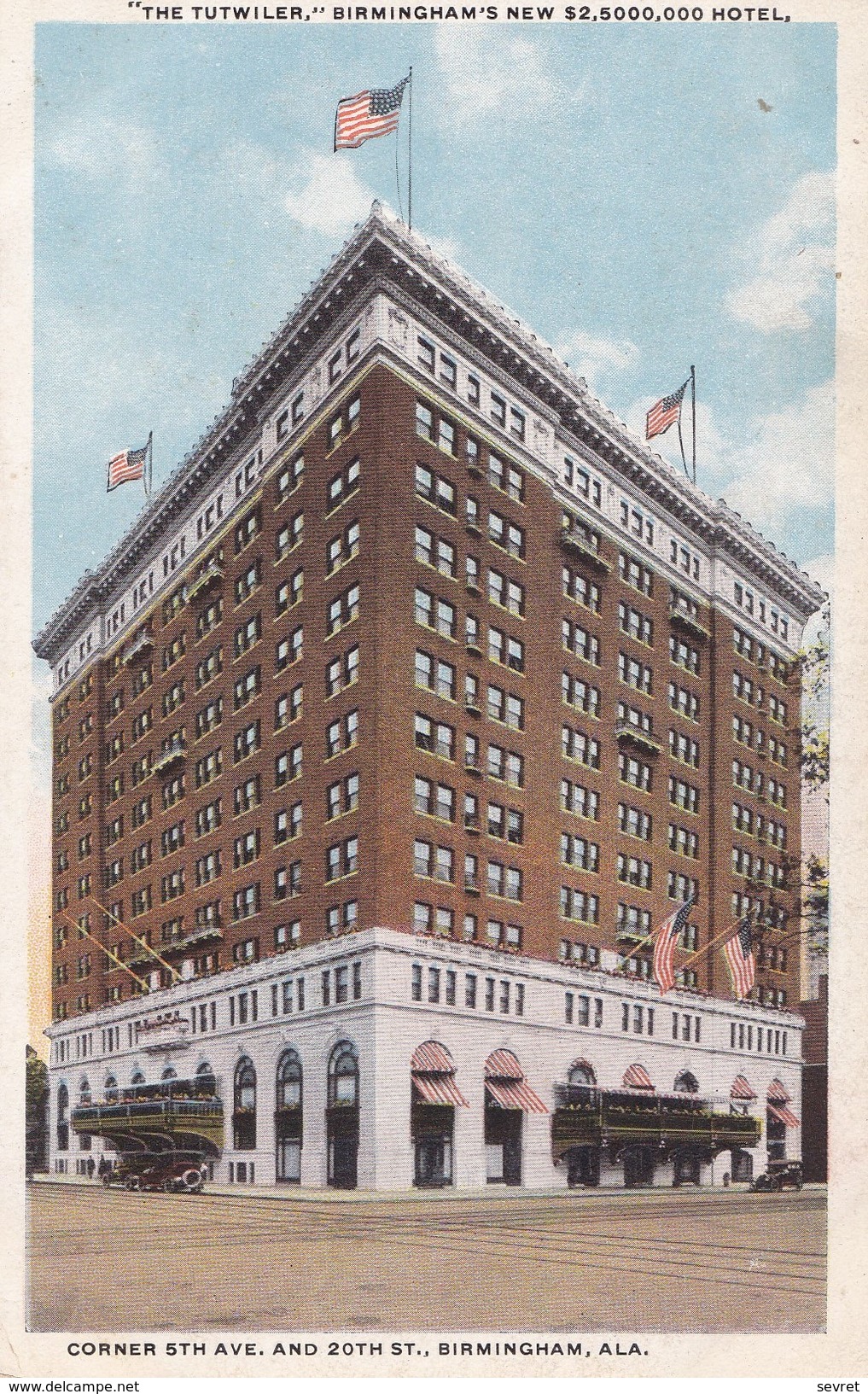 BIRMINGHAM, ALABAMA. - CORNER 5TH AVE, AND 20 TH ST. " THE TUTWILER " - Sonstige & Ohne Zuordnung