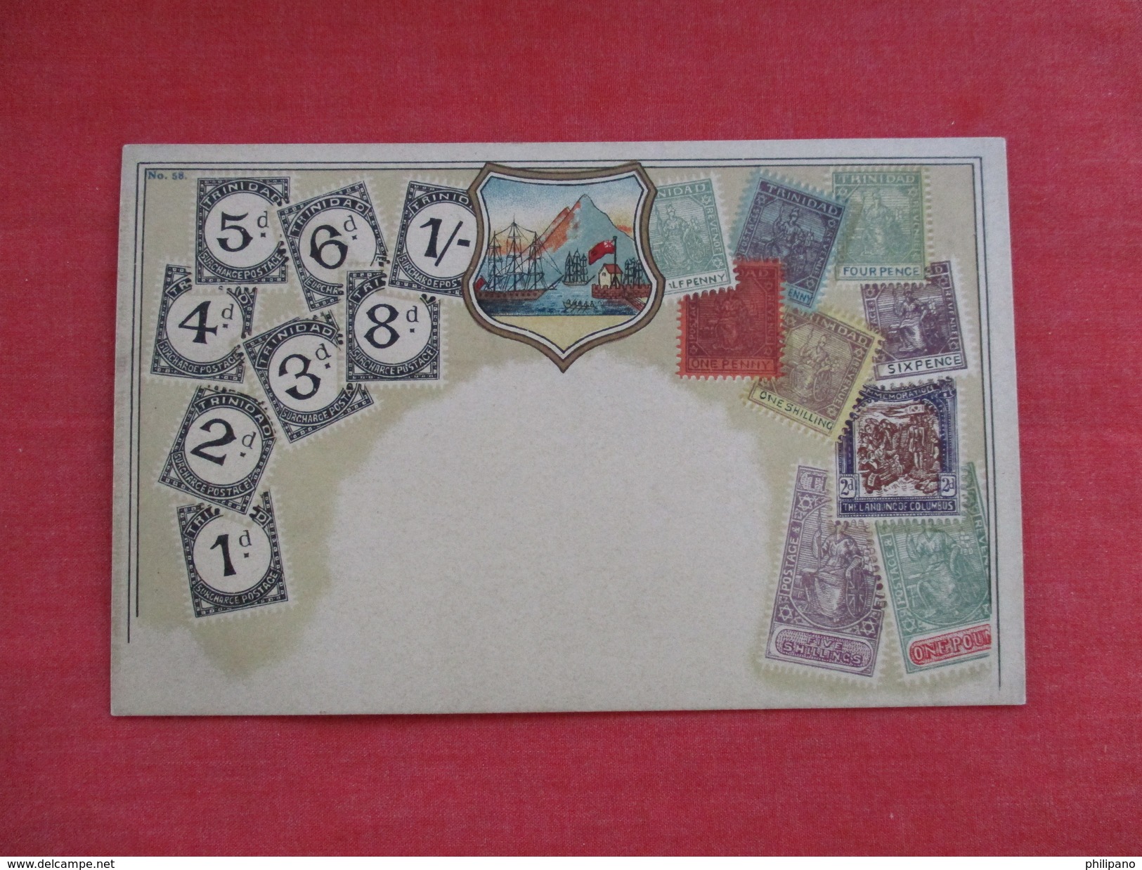 Trindad  Stamps -- Paper Residue Back     Ref 2765 - Stamps (pictures)