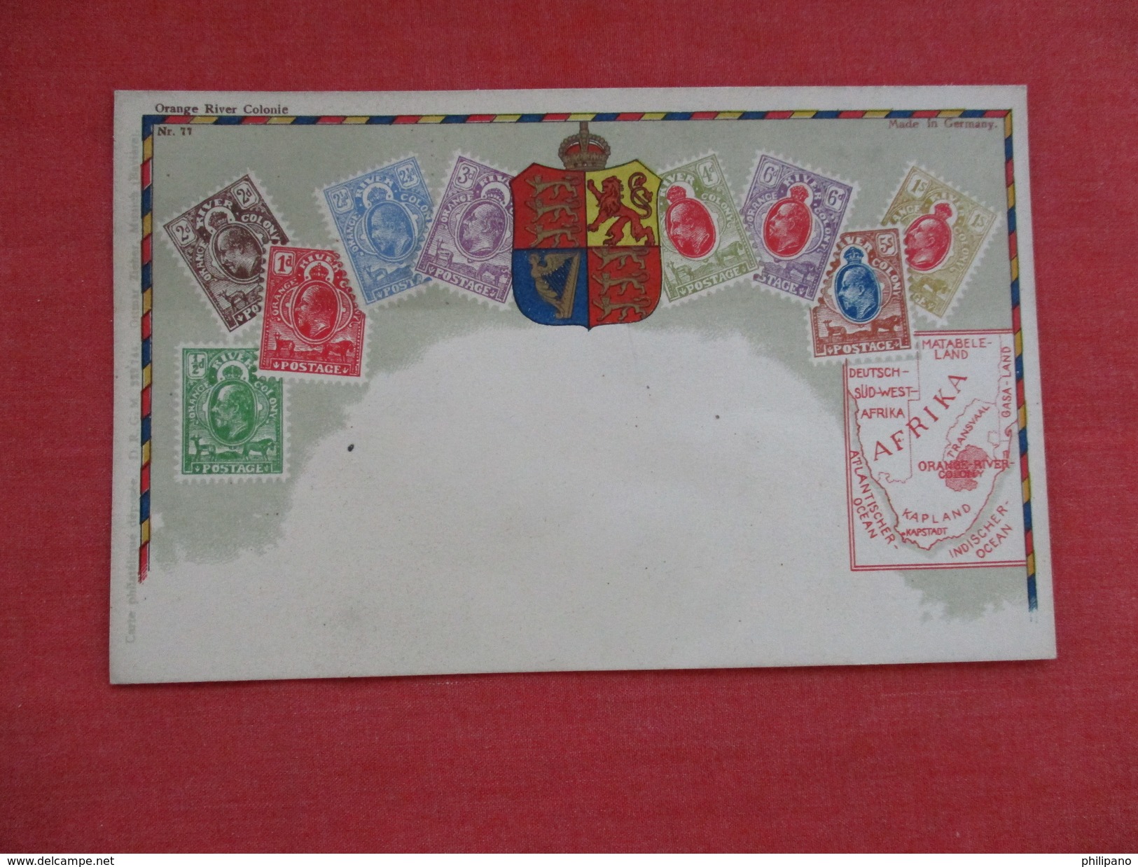 Orange River Colonie  Stamps -- Paper Residue Back     Ref 2765 - Timbres (représentations)