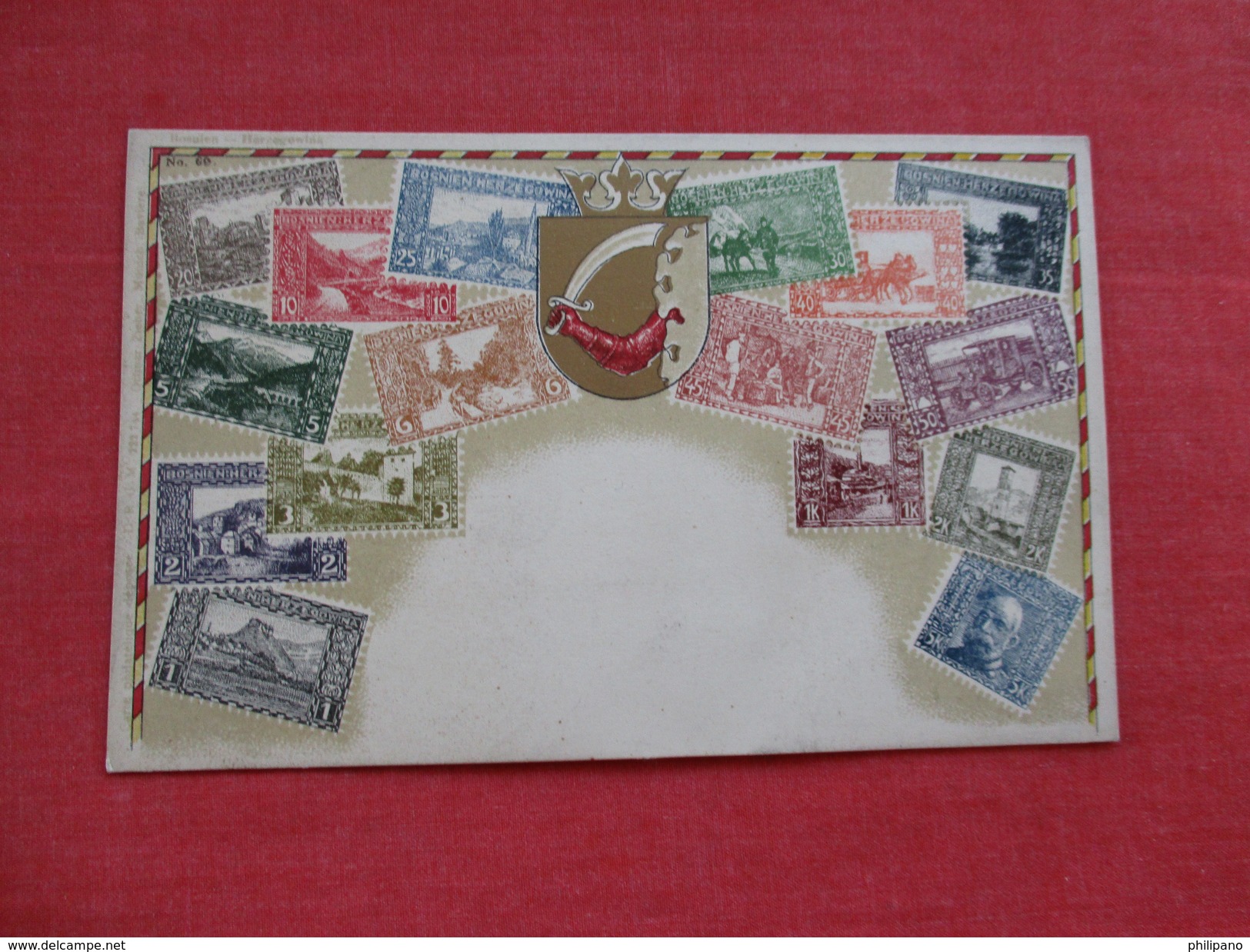 Bosnia And Herzegovina   Stamps -- Paper Residue Back     Ref 2765 - Timbres (représentations)