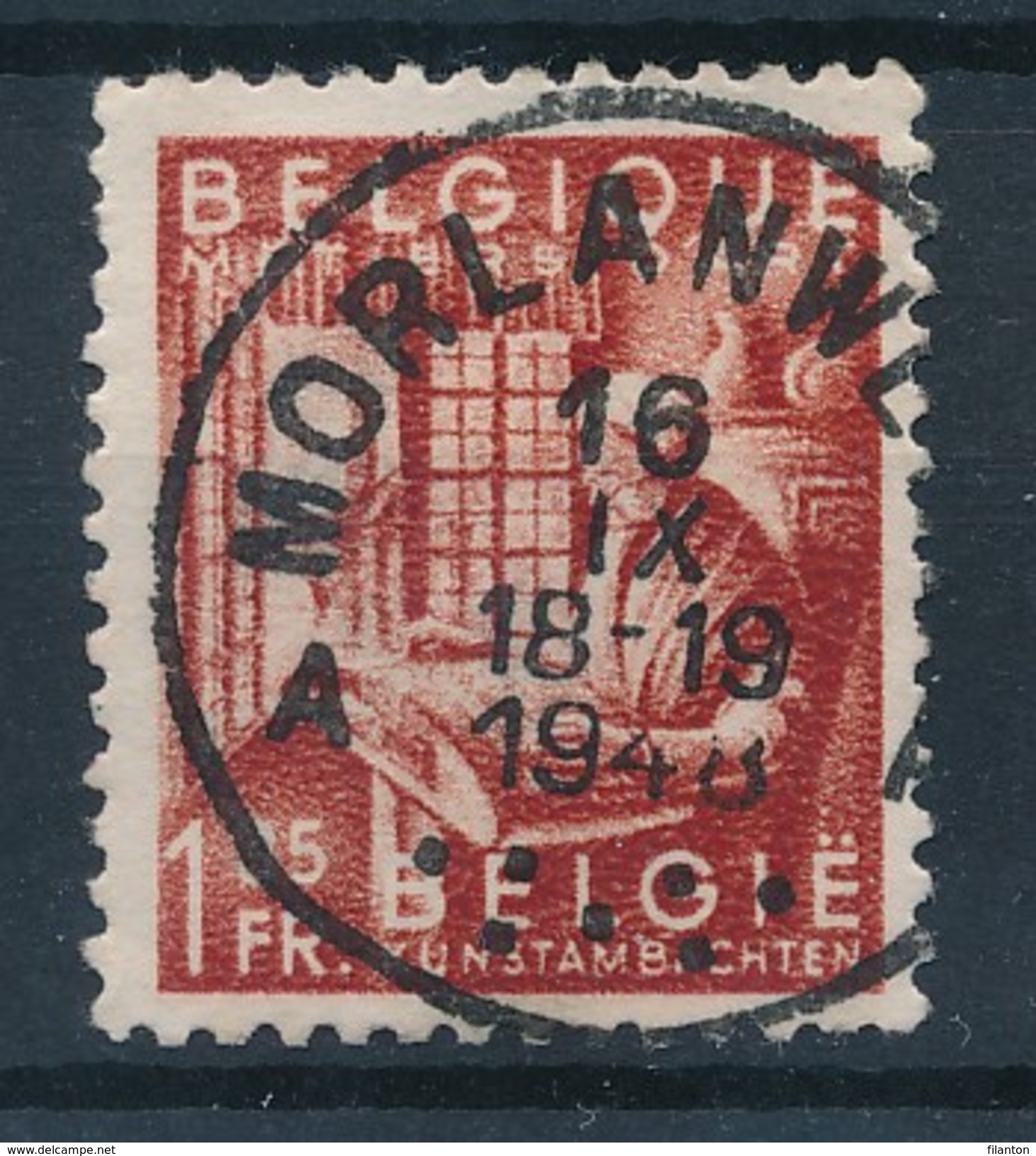 BELGIE - OBP Nr 762 - Export - Cachet  "MORLANWELZ ▲▲" - (ref. ST-750) - 1948 Export