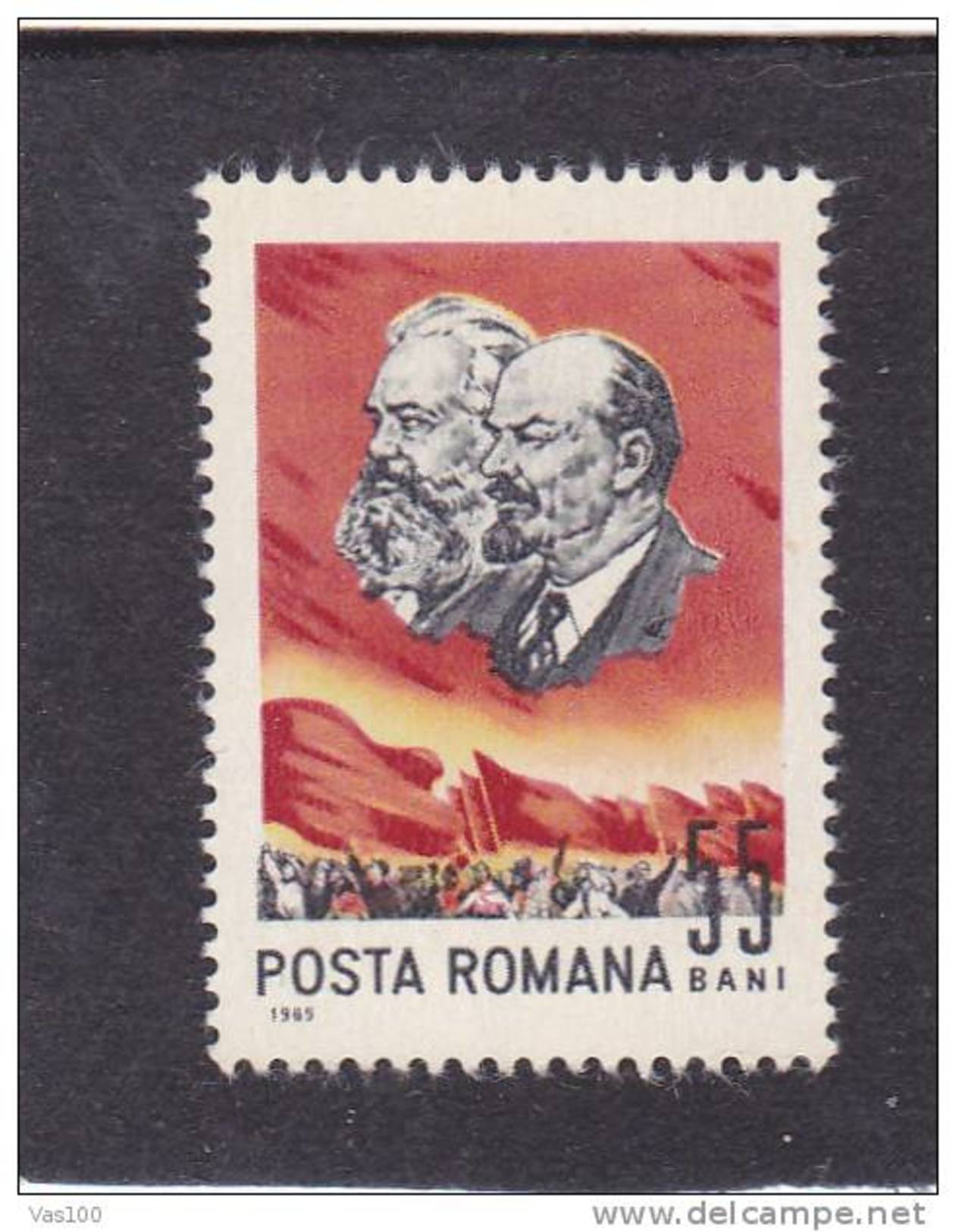 LENINE  & MARX , Yv.#2155 1965 MNH, ROMANIA. - Lénine