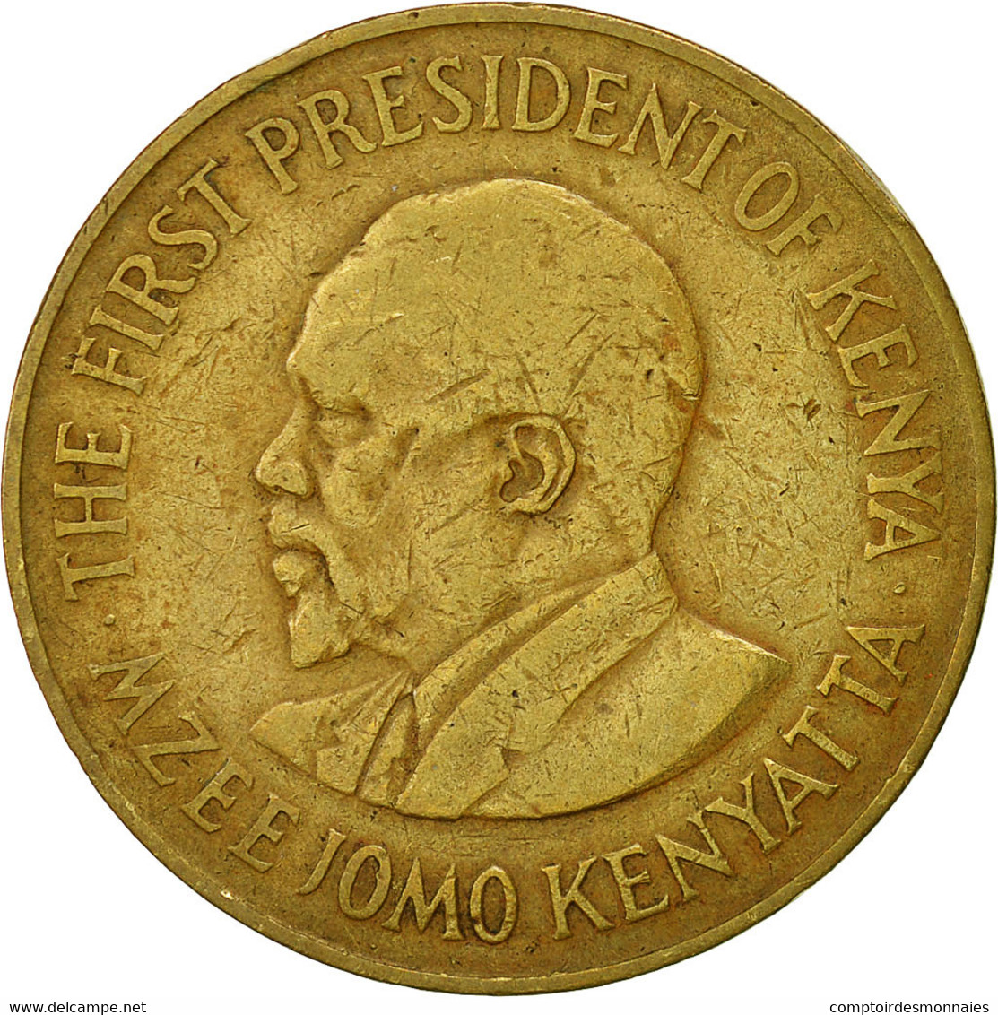 Monnaie, Kenya, 10 Cents, 1971, TB+, Nickel-brass, KM:11 - Kenya