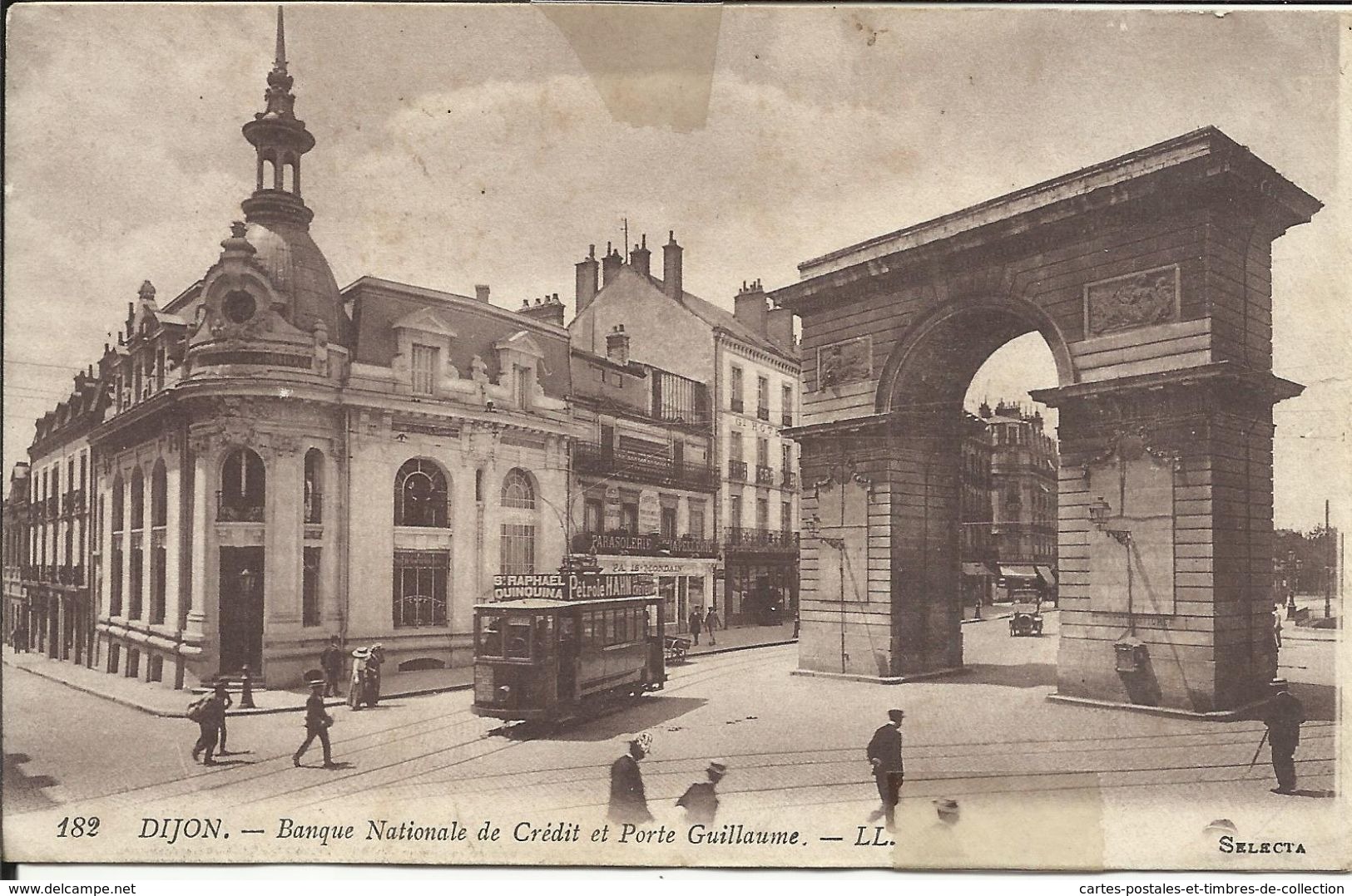 DIJON , Banque Nationale De Crédit Et Porte Guillaume , CPA ANIMEE - Dijon