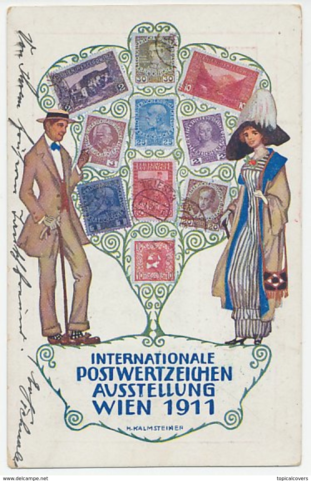 Postal Stationery Austria 1911 Stamp Exhibition Vienna - Stamps - Otros & Sin Clasificación
