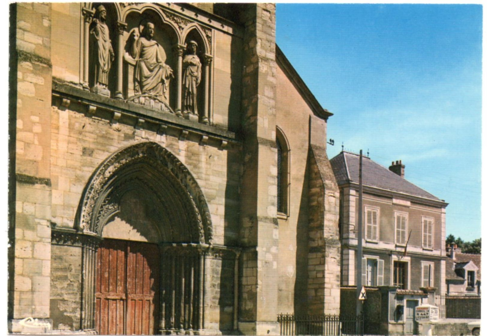 Essonne - SAINT-GERMAIN-lès-CORBEIL - Le Porche De L'Eglise - La Mairie - Ed. Jan - Andere & Zonder Classificatie