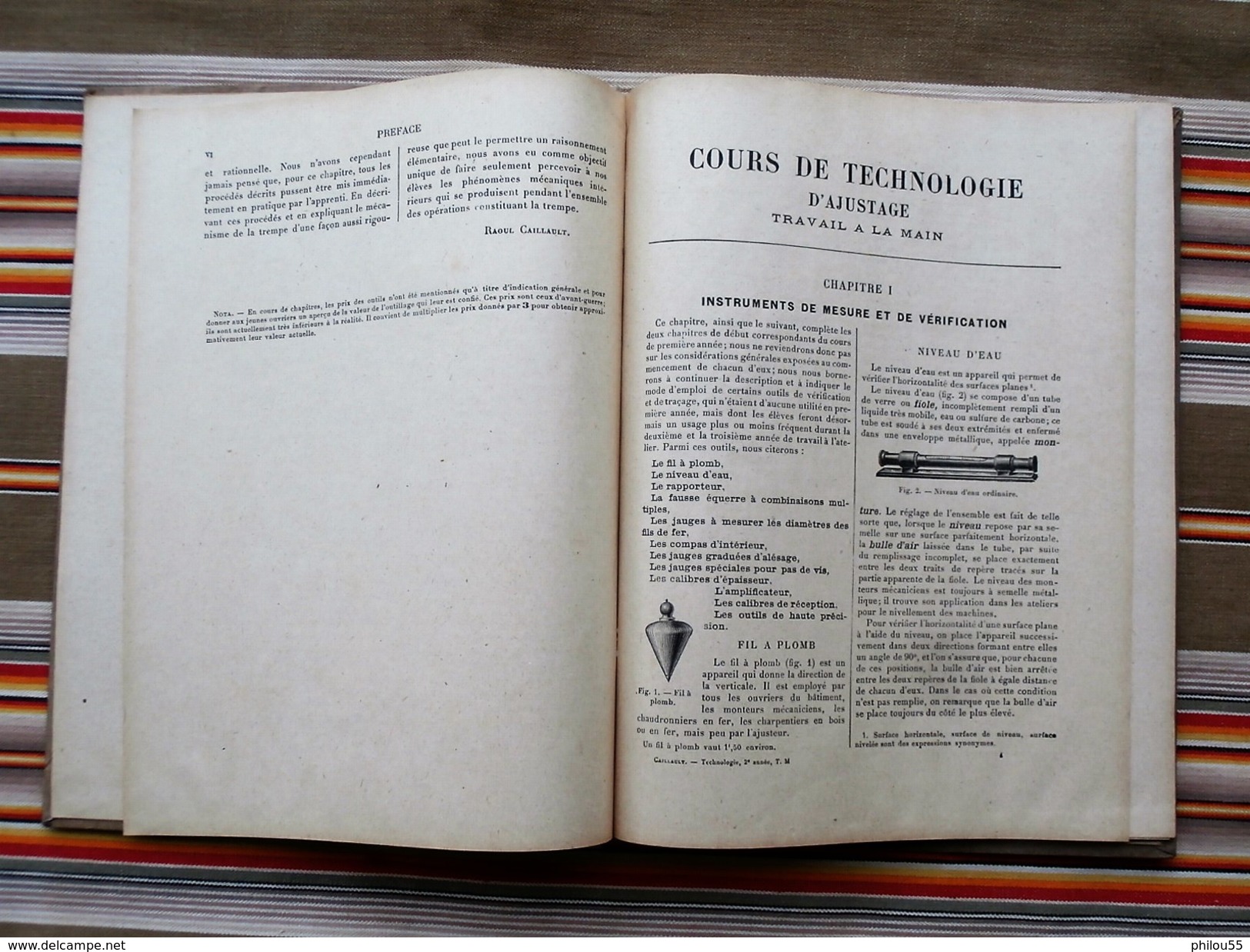 Technologie d'Ajustage Travail a la Main R. CAILLAUD Delagrave 1920