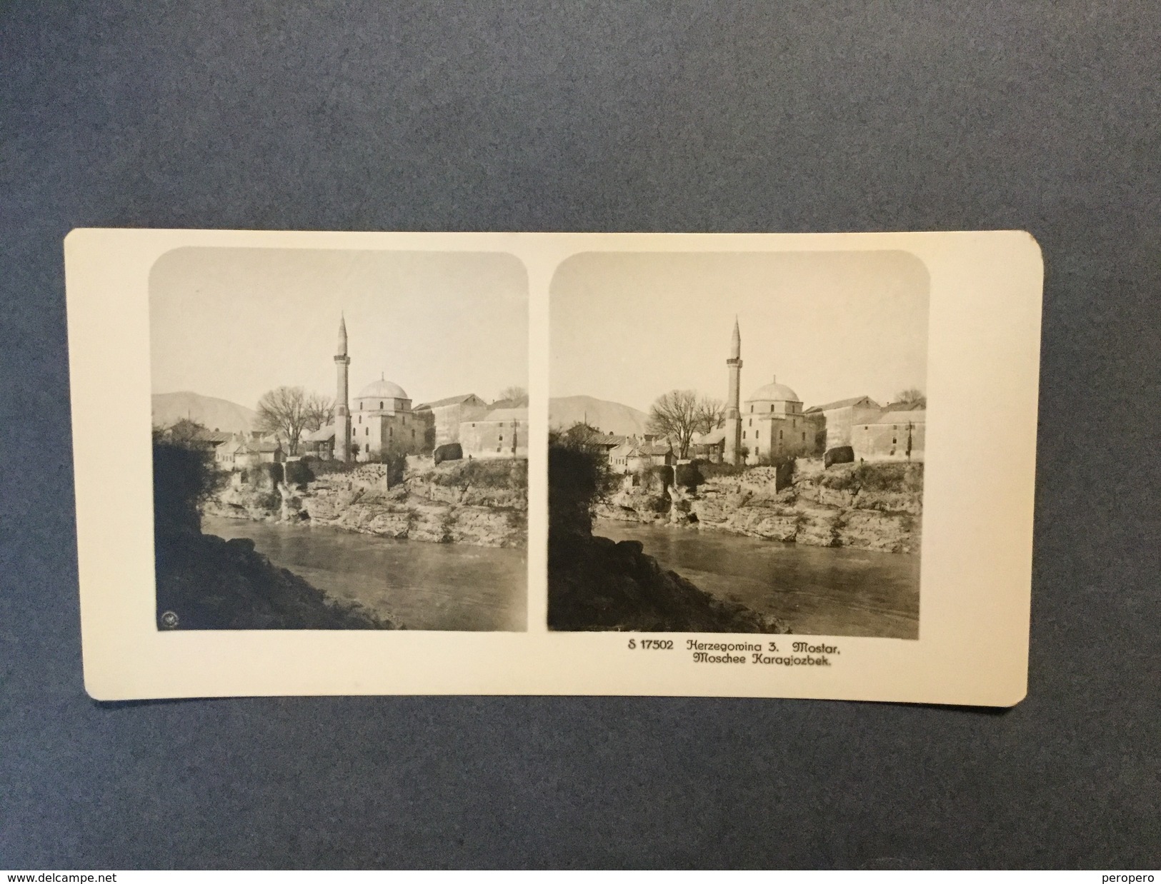 Photo Stéréoscopique STEREO Stereoview  MOSTAR  BOSNIA - Photos Stéréoscopiques