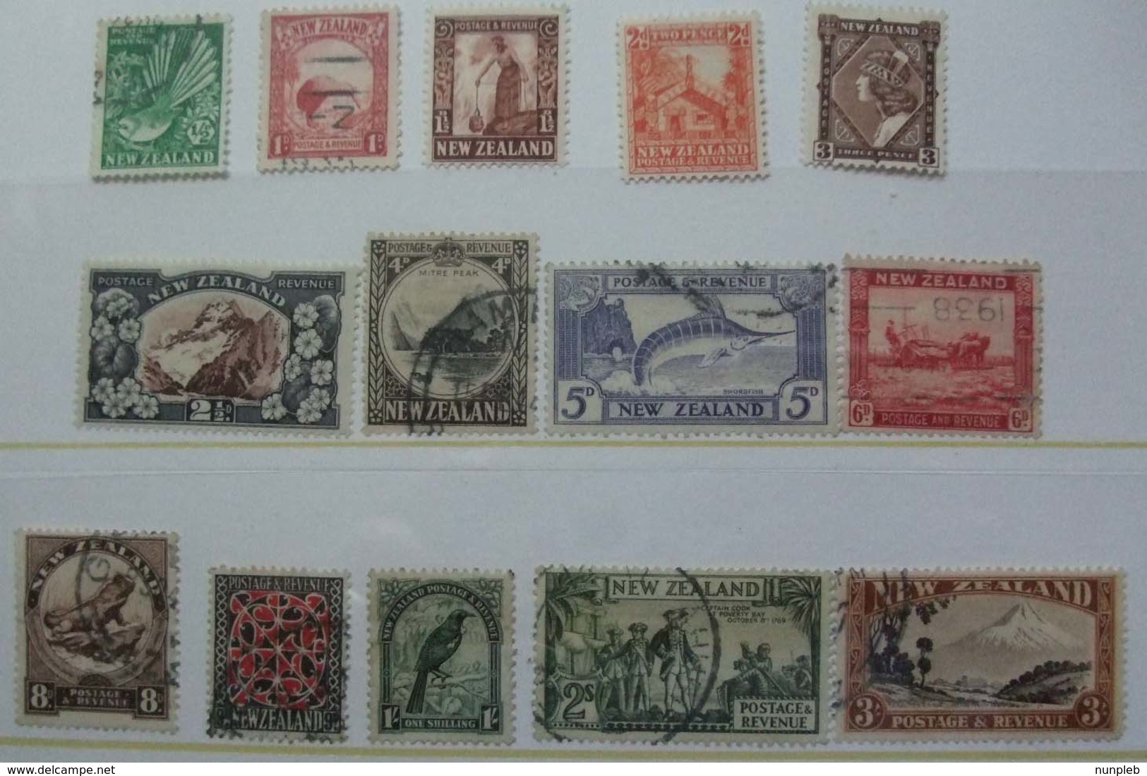 NEW ZEALAND - 1935/1936 Set Used - Used Stamps