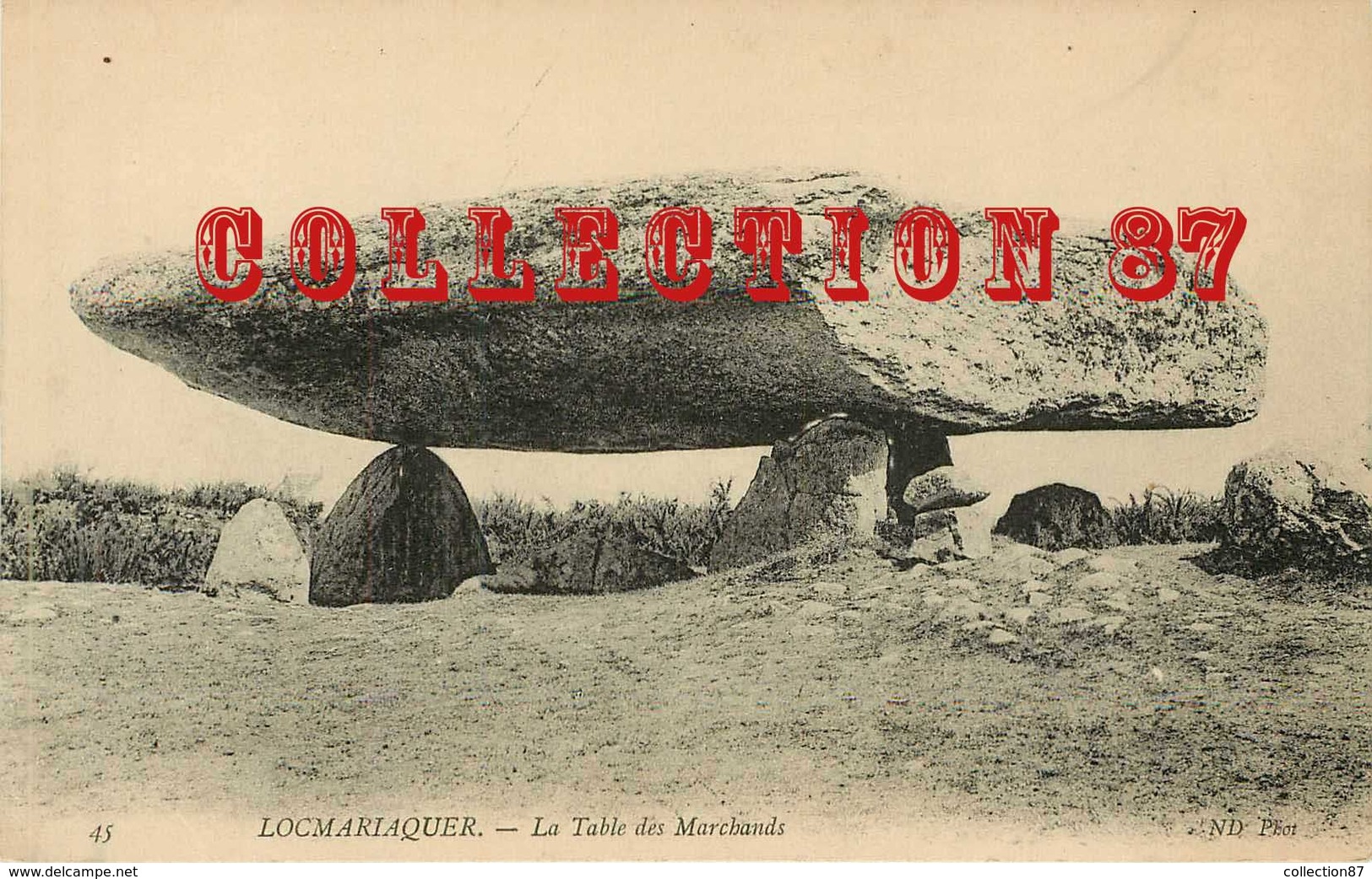 DOLMEN et MENHIRS - 9 CARTES ANCIENNES à PETIT PRIX - PIERRE MEGALITHIQUE MEGALITHE - MENHIR - VISUELS TOUS VISIBLES