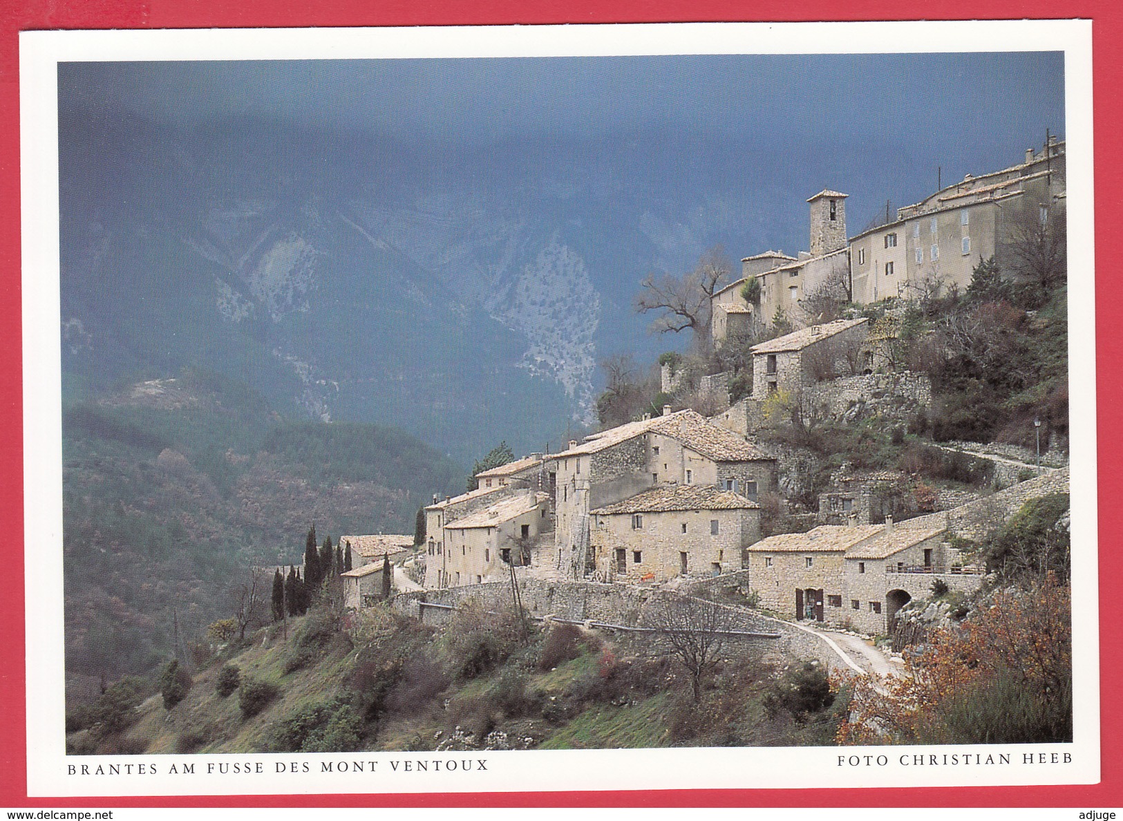 CPM-84- BRANTES - Au Pied Du MONT VENTOUX -  Photo D'Art- CHRISTIAN HEEB - SUP - 2 SCANS - Altri & Non Classificati