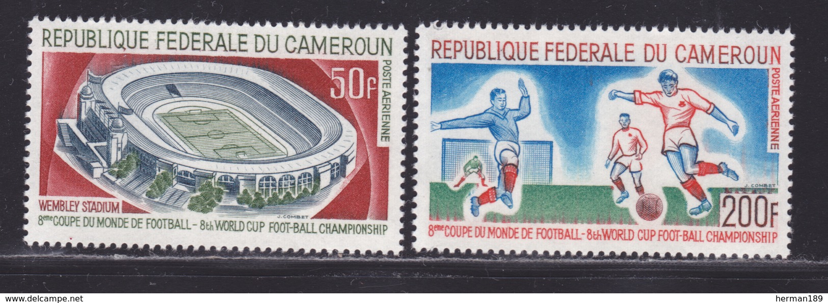 CAMEROUN AERIENS N°   88 & 89 ** MNH Neufs Sans Charnière, TB (D3009) Coupe Du Monde Football - Cameroun (1960-...)