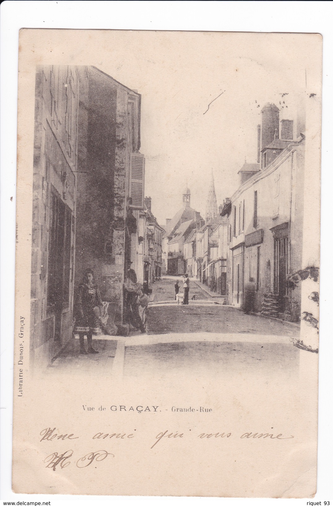 Vue De GRACAY - Grande Rue - Graçay