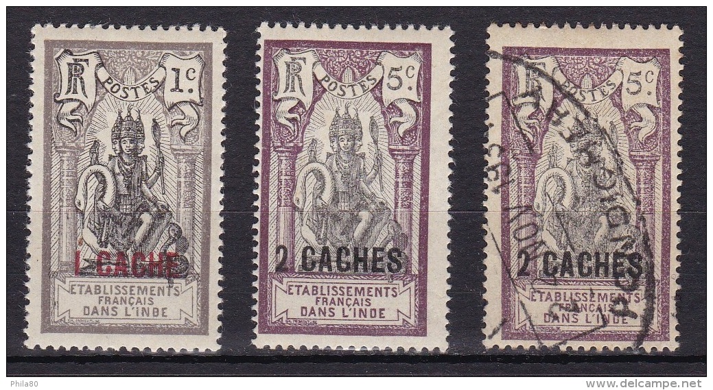 Inde  N°59*, 60* 60 Ob - Unused Stamps