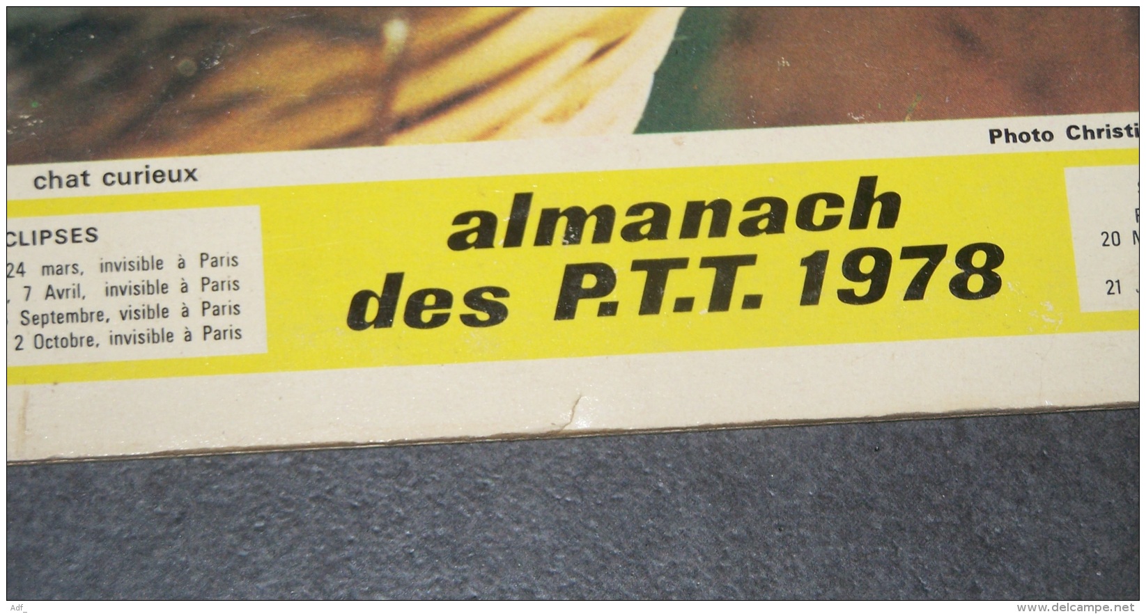 1980 ALMANACH CALENDRIER DES P.T.T, PTT, POSTE, LA PECHE, LA CHASSE, LAVIGNE, ARDENNES 08 - Grand Format : 1971-80