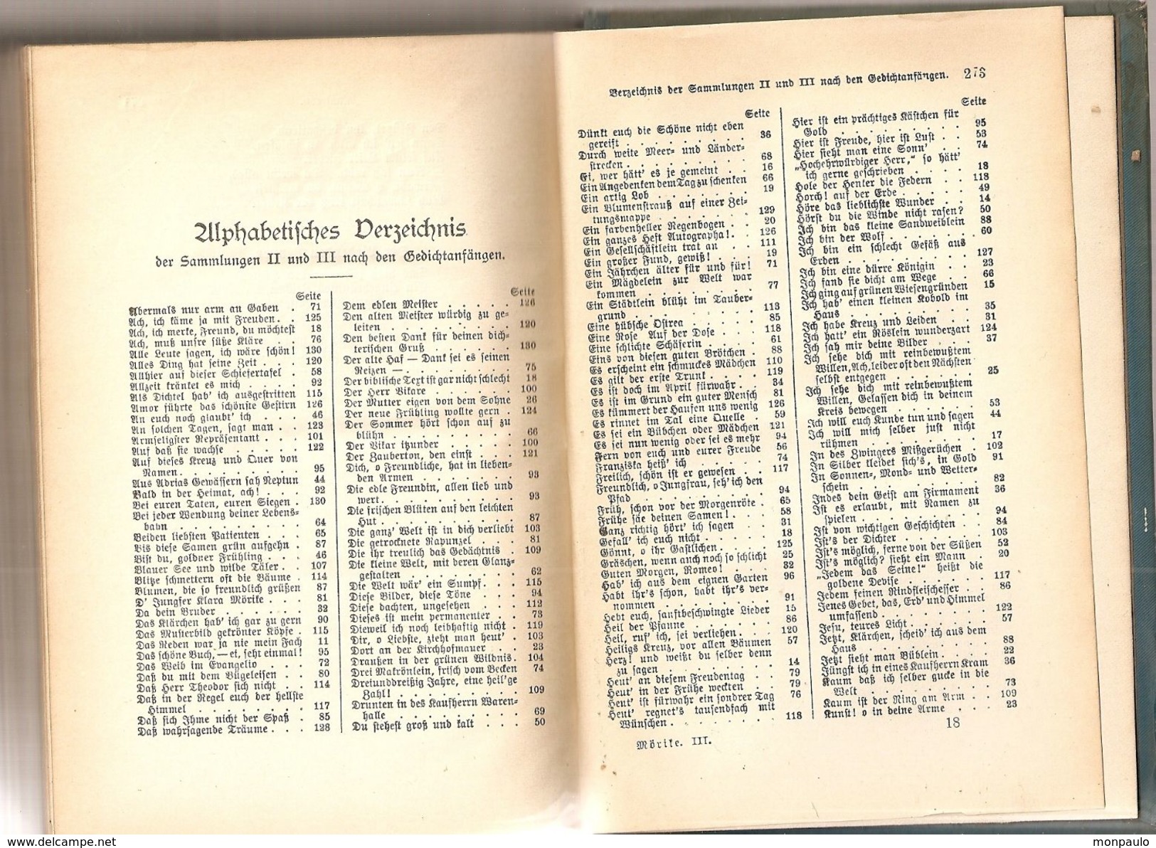 Livres Anciens. Allemand. Eduard Mörifes. Fämtliche Merfe In Iechs Bänden (Tout L'argent Dans Quatre Murs) - Livres Anciens