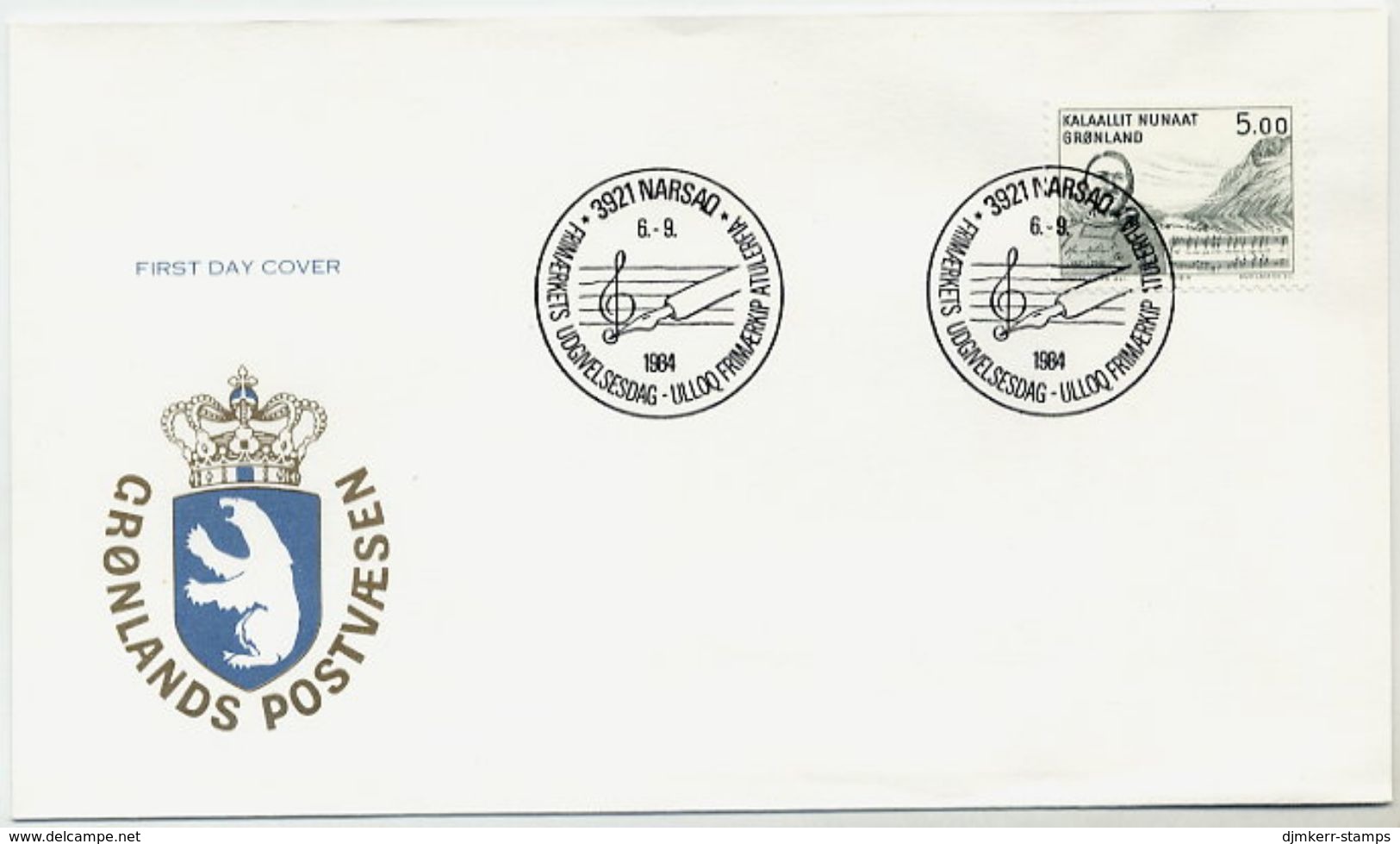 GREENLAND 1984 Art: Henrik Lund On FDC.  Michel 153 - FDC