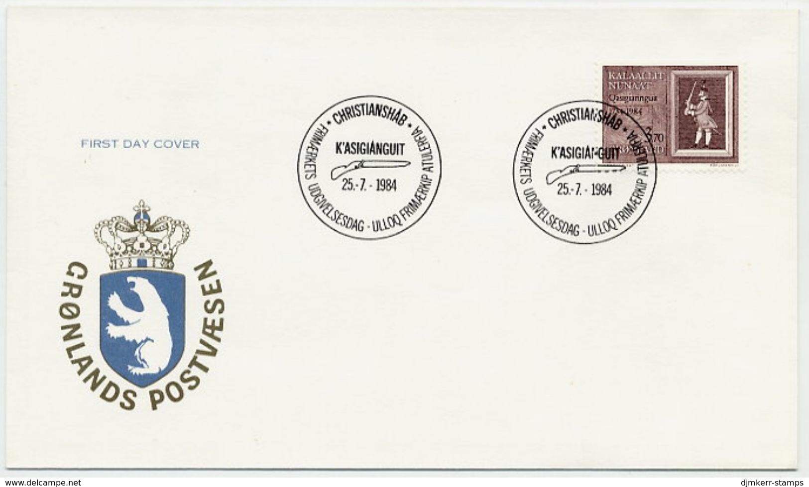 GREENLAND 1984 250th Anniversary Of Christianshab On FDC.  Michel 152 - FDC