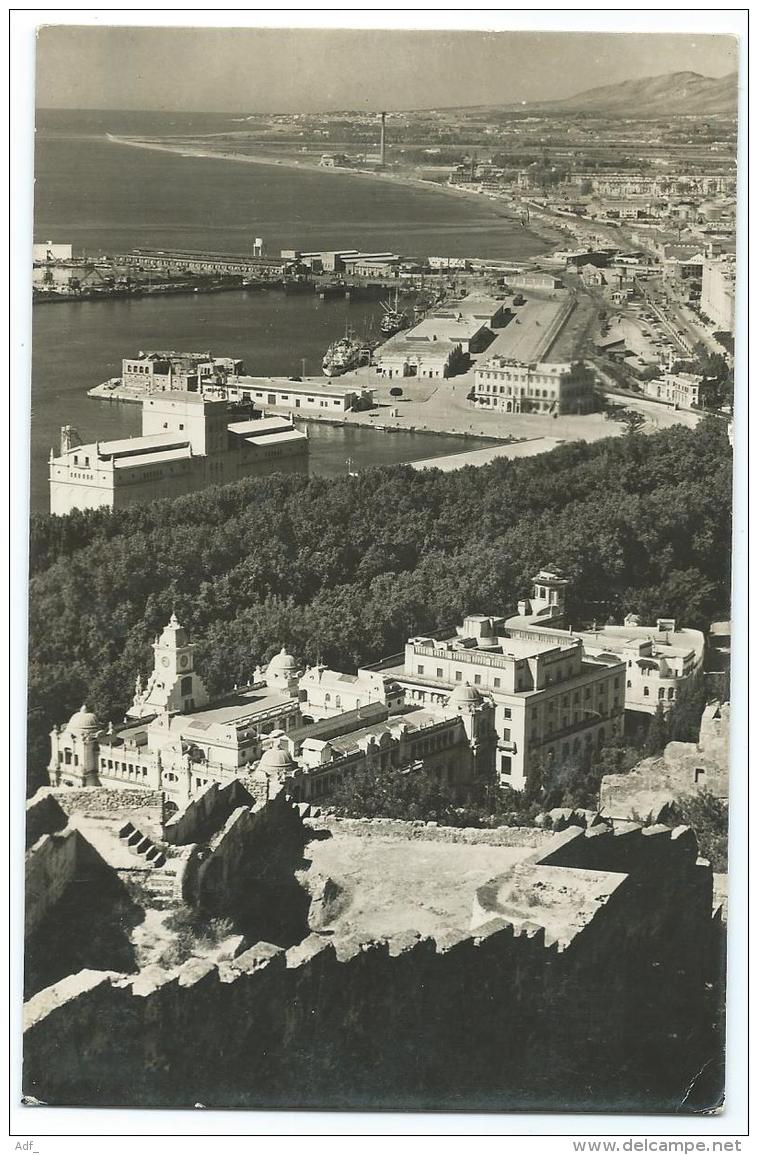 CPSM MALAGA, VISTA DESDE GIBRALFARO, VUE D'APRES GIBRALFARO, PANORAMA, ANDALUCIA, ESPAGNE - Malaga