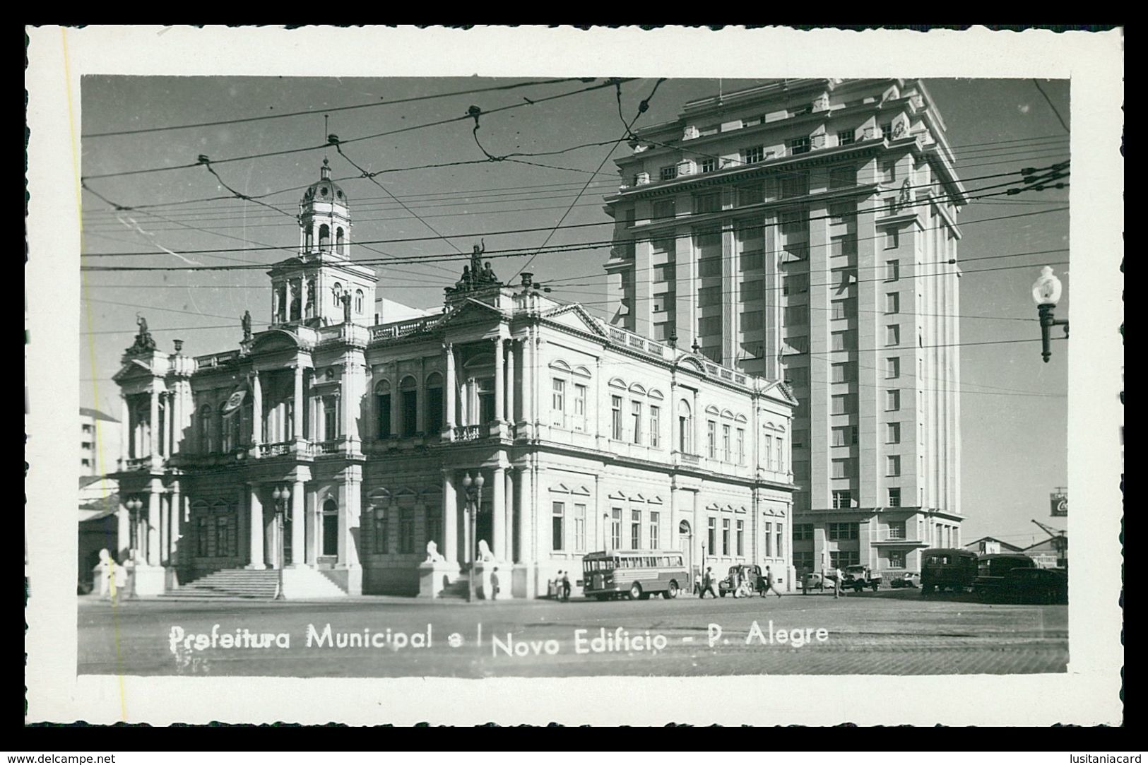 PORTO ALEGRE - Perfeitura Municipal- Novo Edificio ( Ed. Wessel) Carte Postale - Porto Alegre